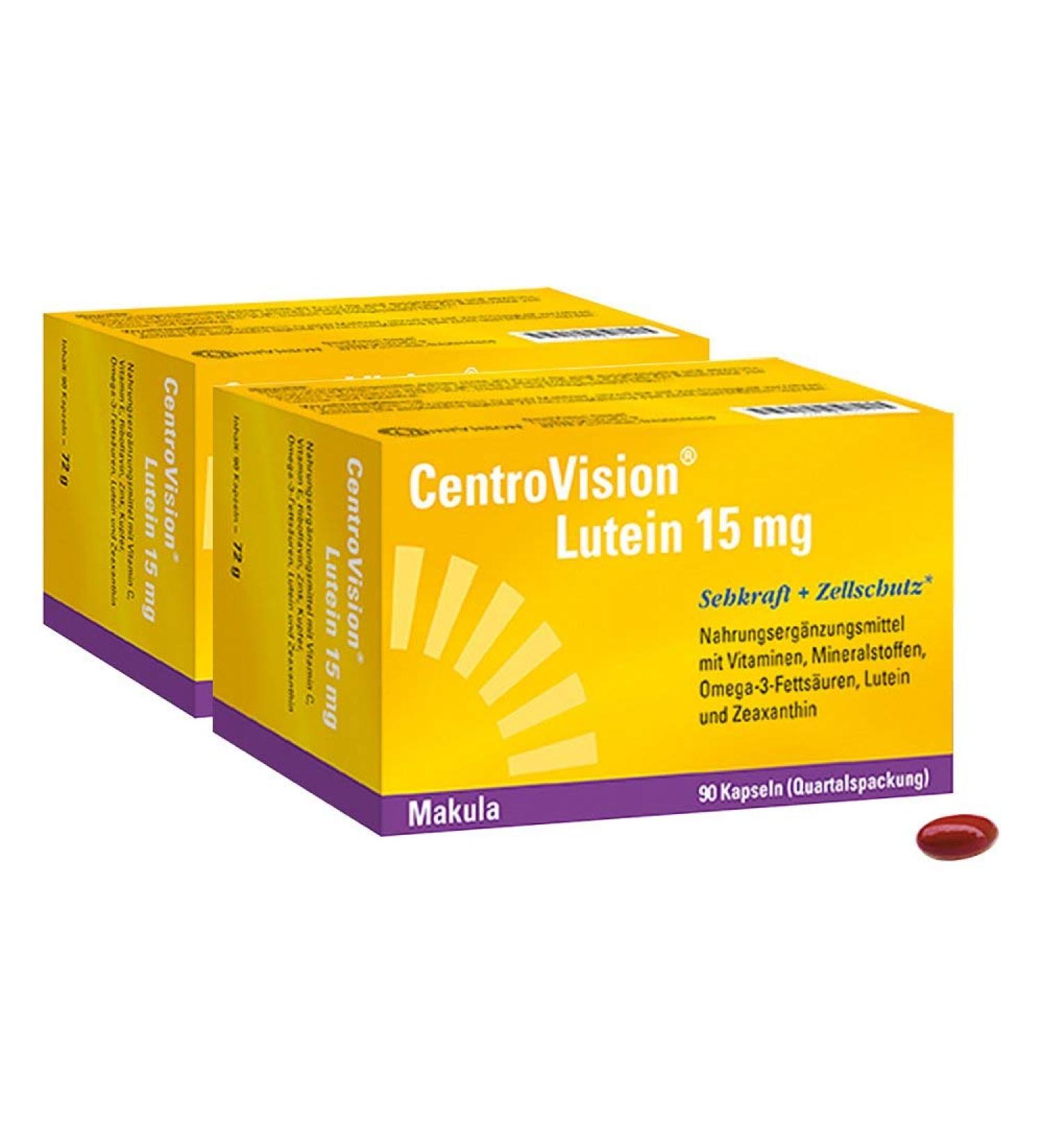 Centrovision Lutein 15 mg 2x90 pcs