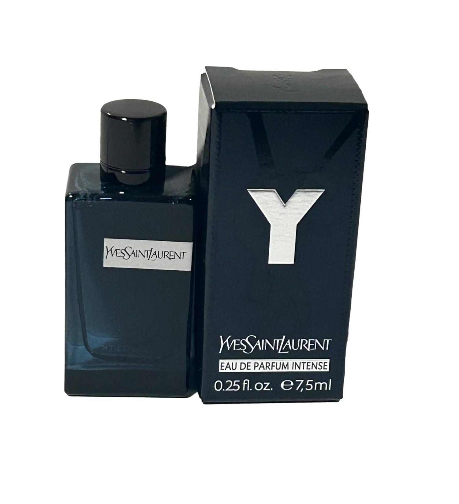 Yves Saint Laurent YSL Y Men Perfume INTENSE Parfum mini splash on SMALL TRAVEL SIZE 7.5 ml / 0.25 Fl oz - Buy Online on GoSupps.com