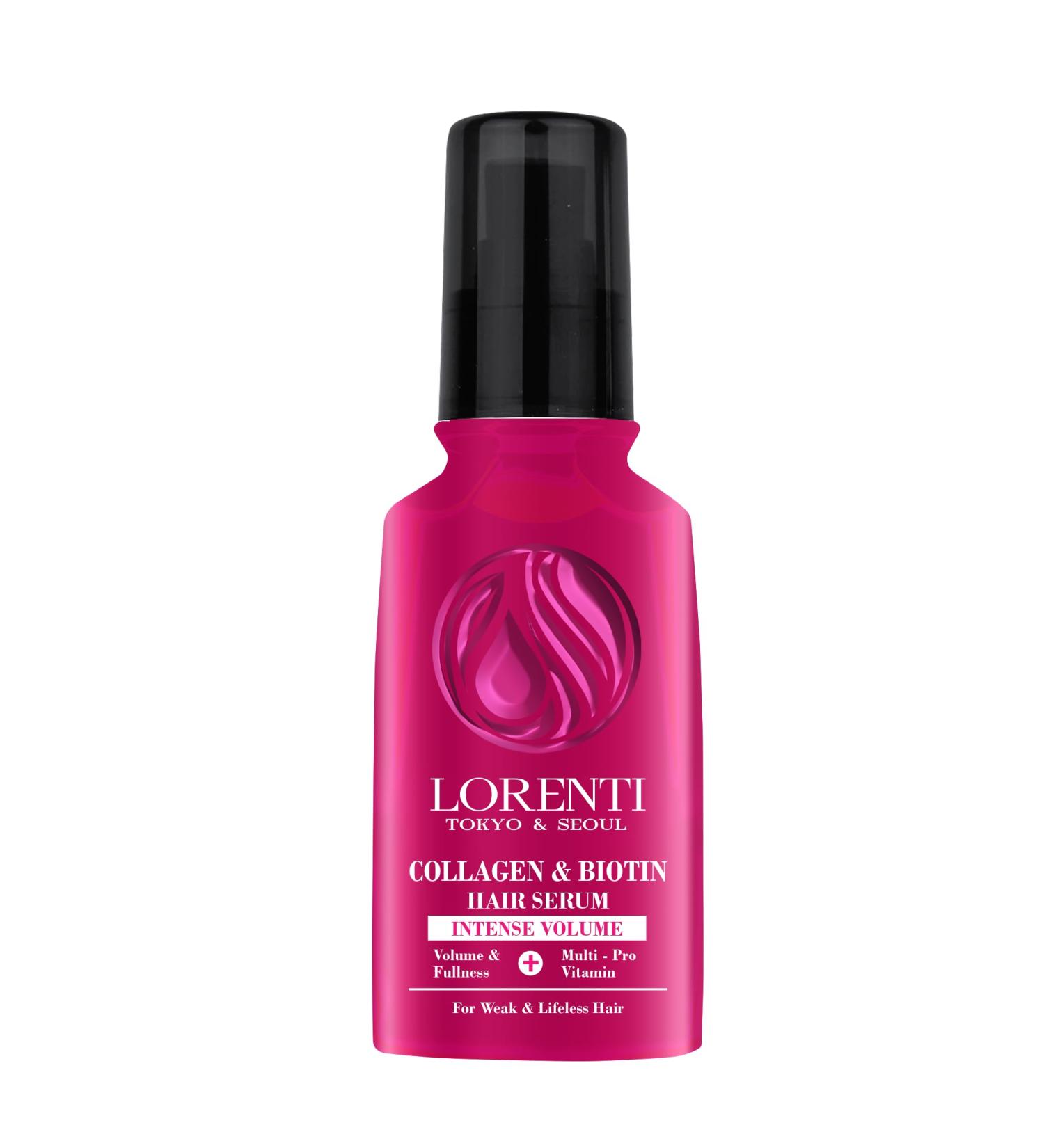 Sun Shine LORENTI Tokyo & Seoul Hair serum collagen & biotin 125 ml for the antifrizz treatment of dry brittle and damaged hair hair care serum hair treatment hair oil treatment - Buy Online on GoSupps.com
