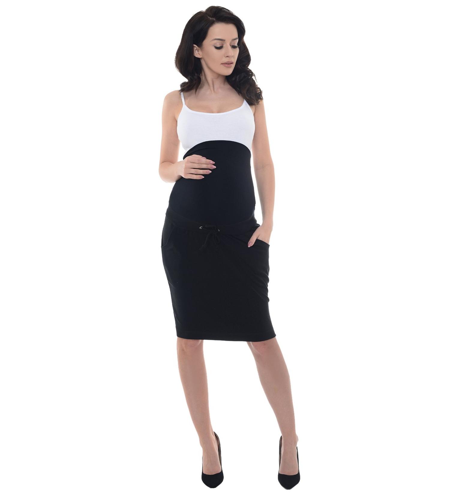 Purpless Maternity Under/Over Bump Skirt SF1500 - Size 14, Black - Buy Online on GoSupps.com
