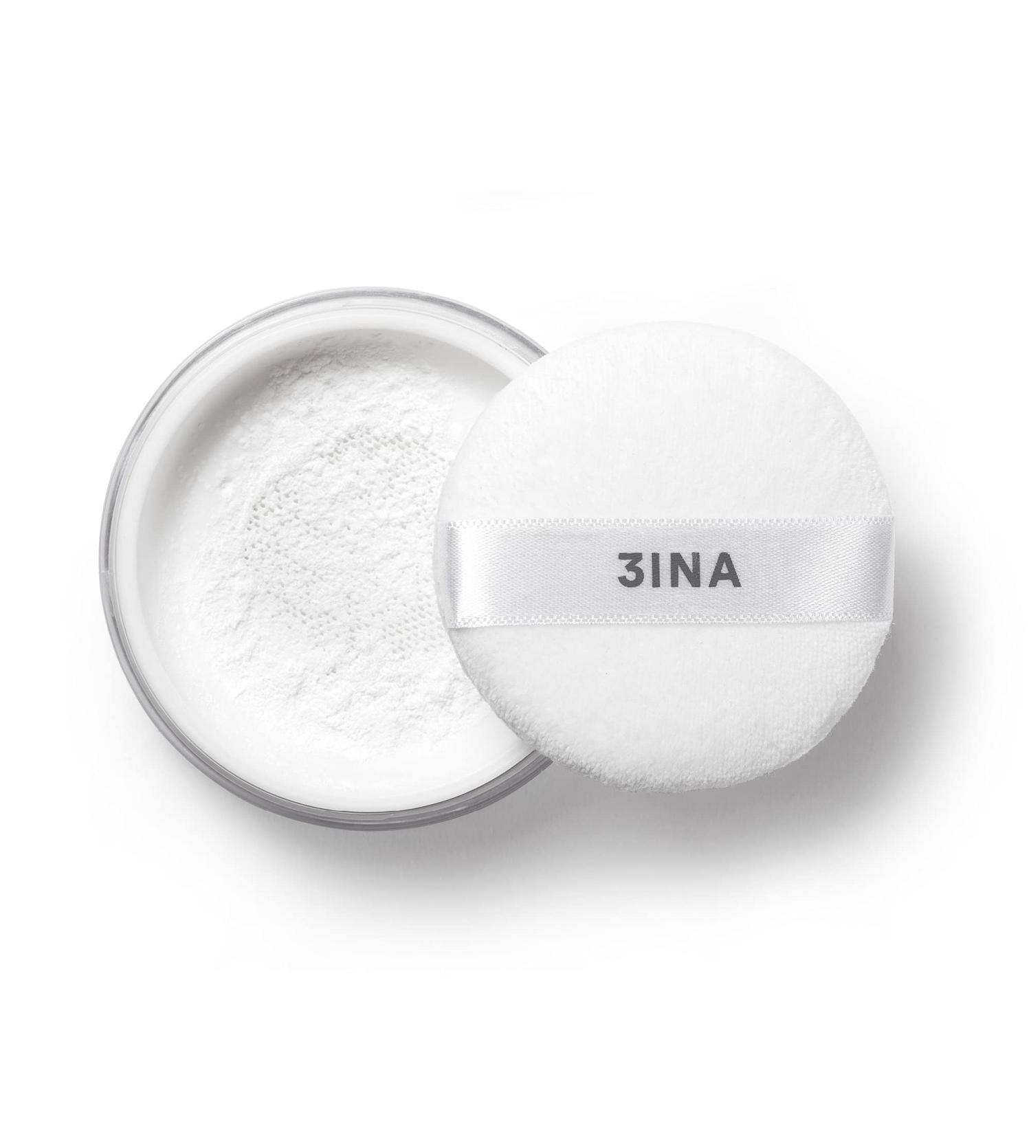 3INA MAKEUP - The Setting Loose Powder 100 - Transparent - Natural Silky Finish - Uniform Coverage - Comfortable and Bright Texture - Easy to Blend - Mineral Powder - Vegan - Cruelty Free - Buy Online on GoSupps.com