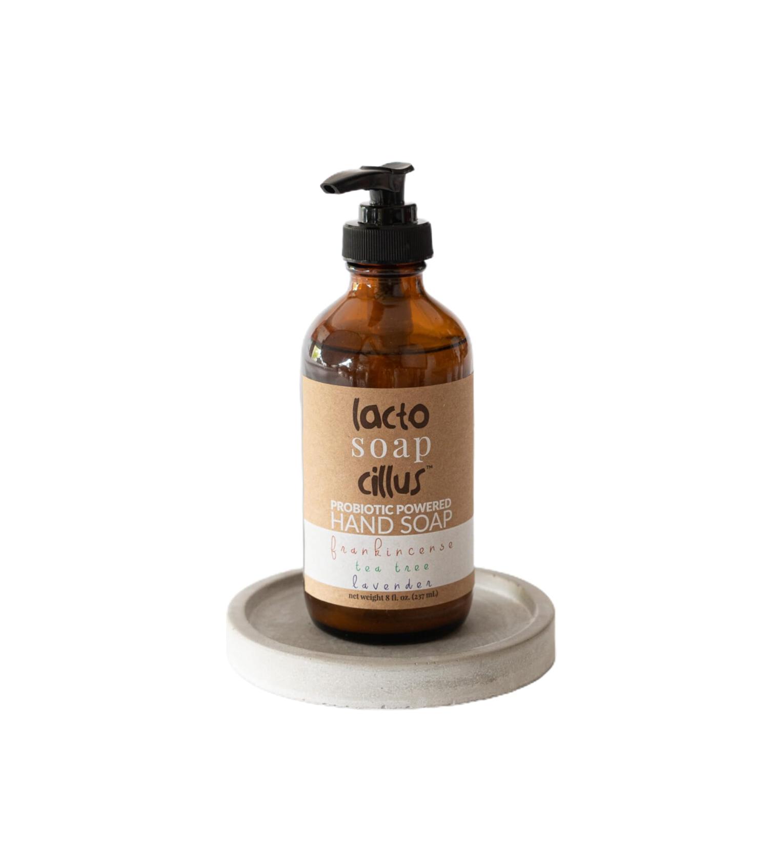 Lactosoapcillus Probiotic Hand Soap - Natural Vegan Patchouli Scent - Skin-Loving Essential Oils - 8 fl oz - Buy Online on GoSupps.com