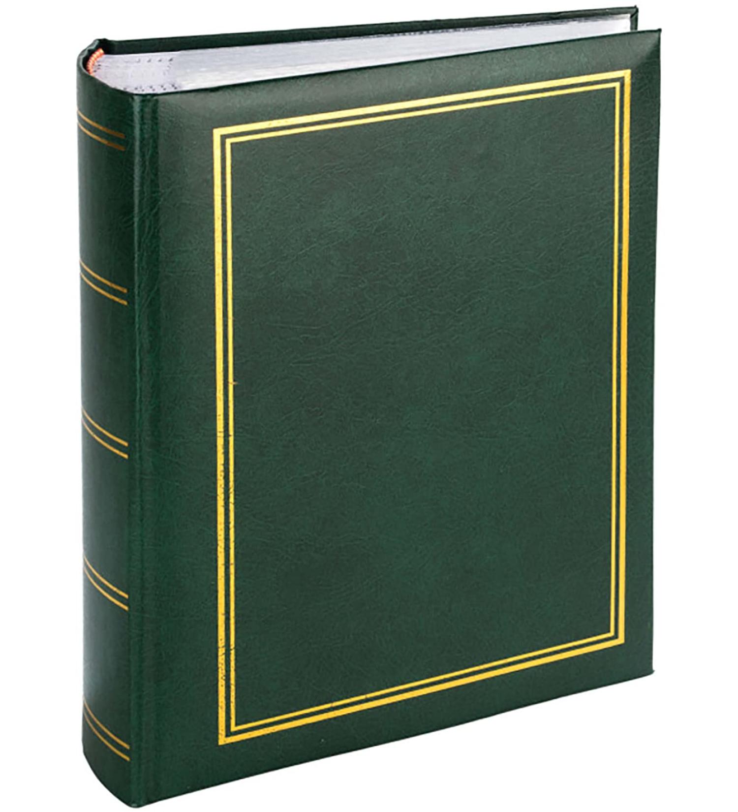 Classic 6x4 Photo Album | Easy Fill Slip-in Method | Book Bound Fotoalbum | Store 300 Pictures in Traditional Design | Gift Idea for Family & Friends | Green - Buy Online on GoSupps.com