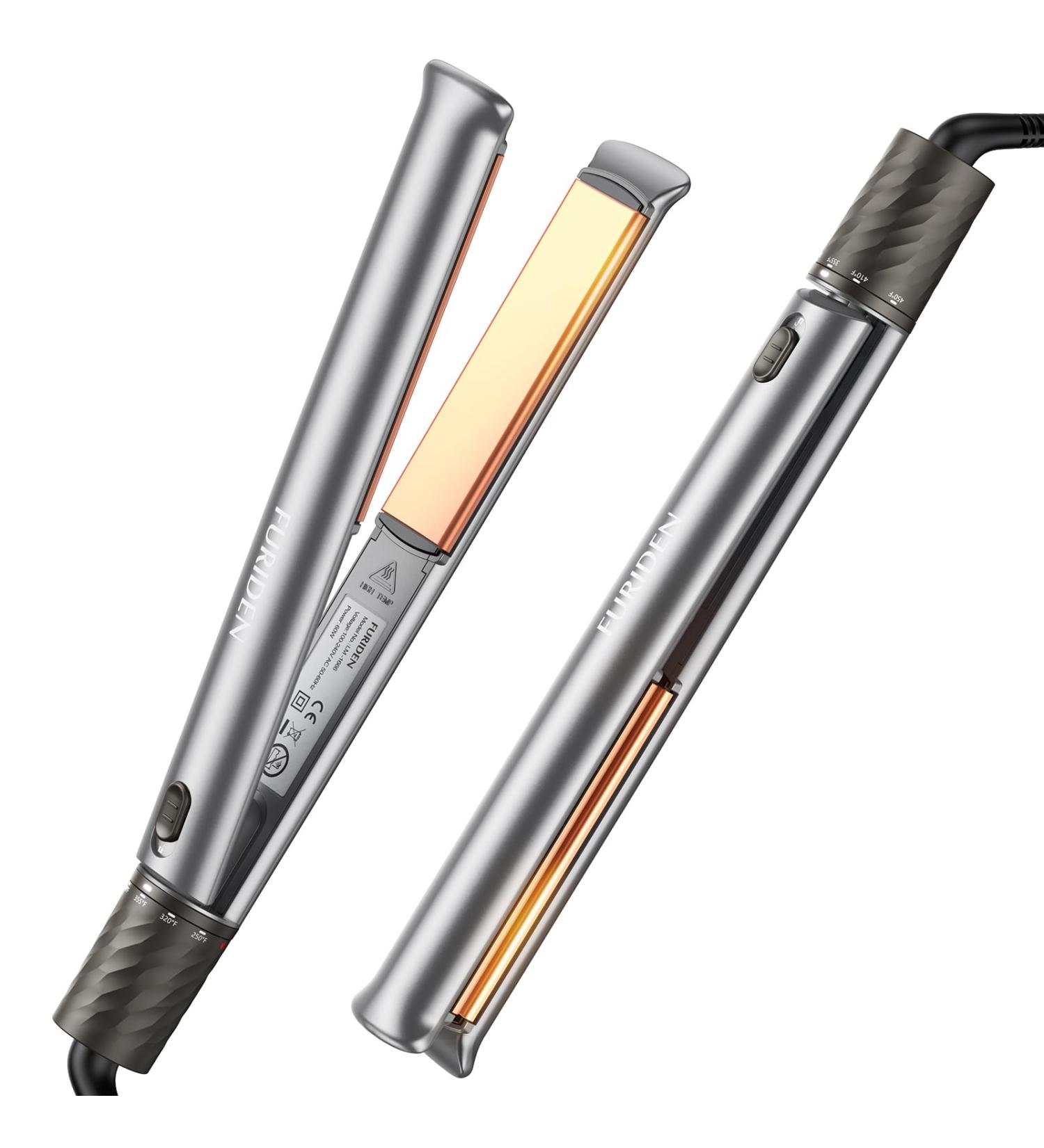 FURIDEN 2-in-1 Curling Iron & Flat Iron - Dark Blue | Must-Have Professional Hair Tools for Women | Global Shipping Available - Buy Online on GoSupps.com