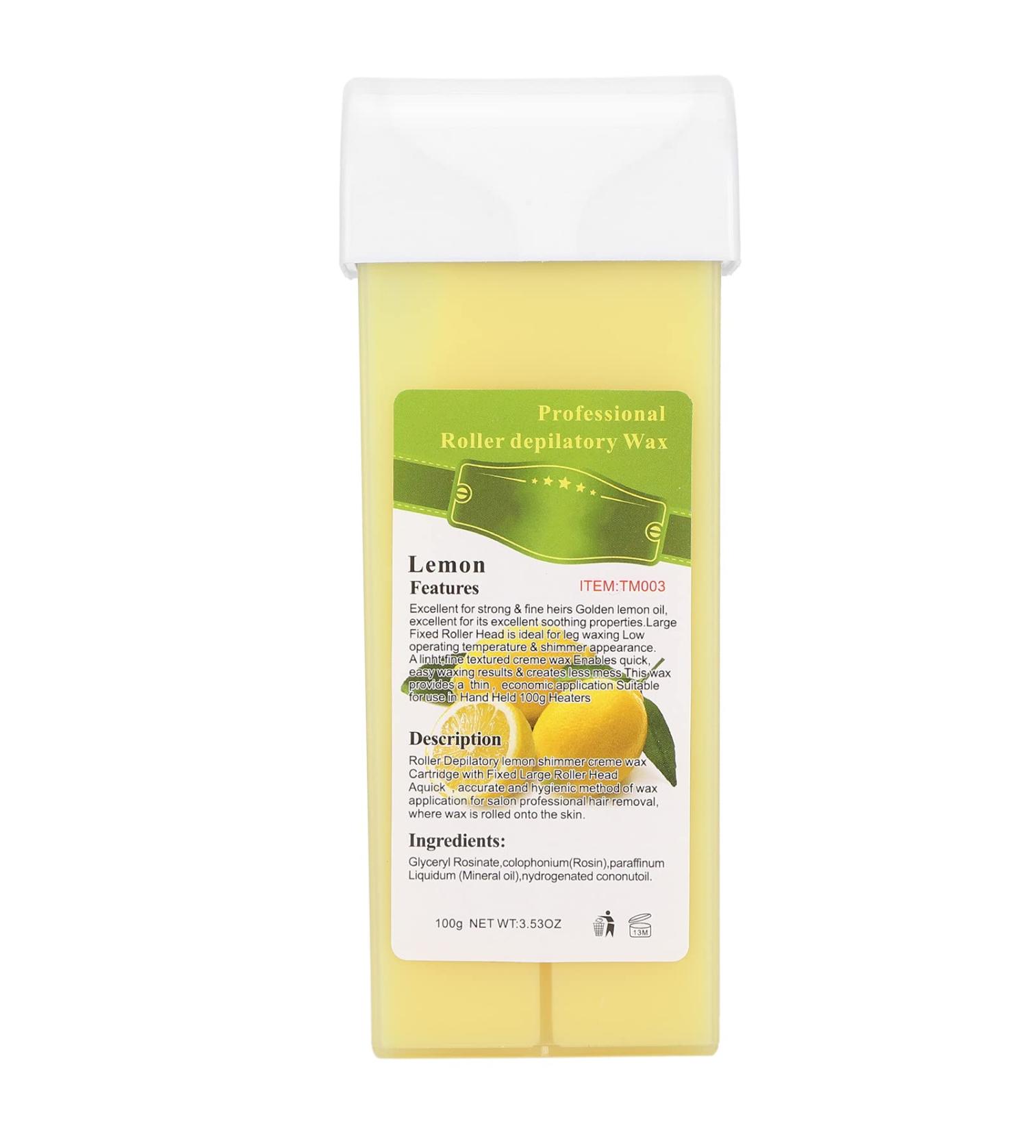 Professional Quality Large-Scale Wax Roller for Easy Home Hair Removal - Gentle Lemon Formula - Buy Online on GoSupps.com
