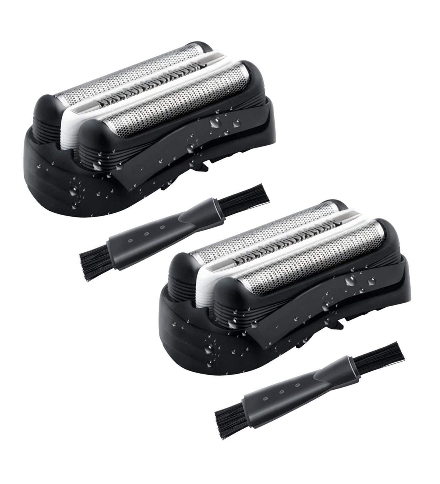 TsoLay 2 x 32B Shaver Head Replacement for Braun Series 3 - Compatible with 301S 310S 320S 330S 340S 360S 380S 3000S 3020S 3040S 3080S - International Shipping Available - Buy Online on GoSupps.com