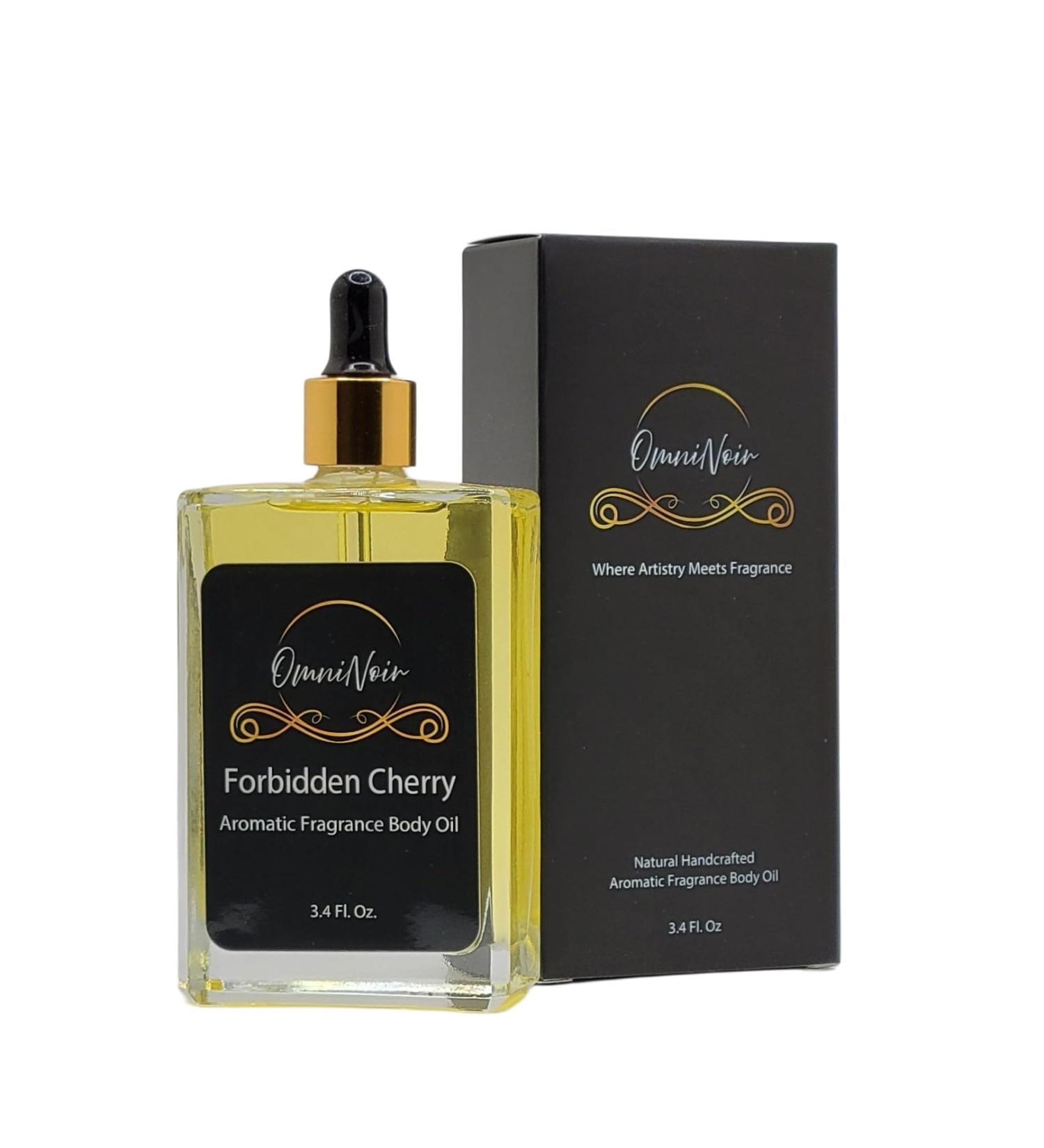 OmniNoir Forbidden Cherry - Parfum Body Oil - 3.4 oz (100ml) Comparison with Lost Cherry Womens Luxury Perfume