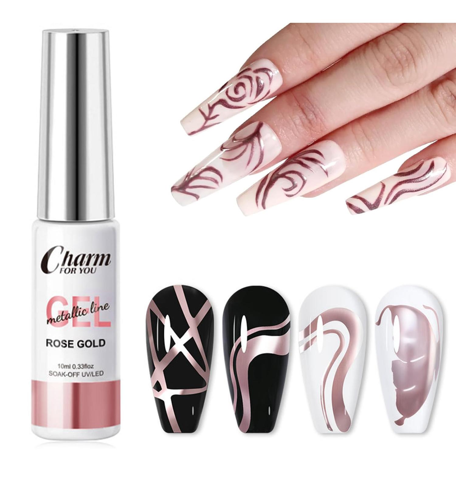 Rosarden Nail Polish Quick Drying Nail Polish Long Lasting Gel High Glossy Smooth Easy to Apply QFpink - Buy Online on GoSupps.com