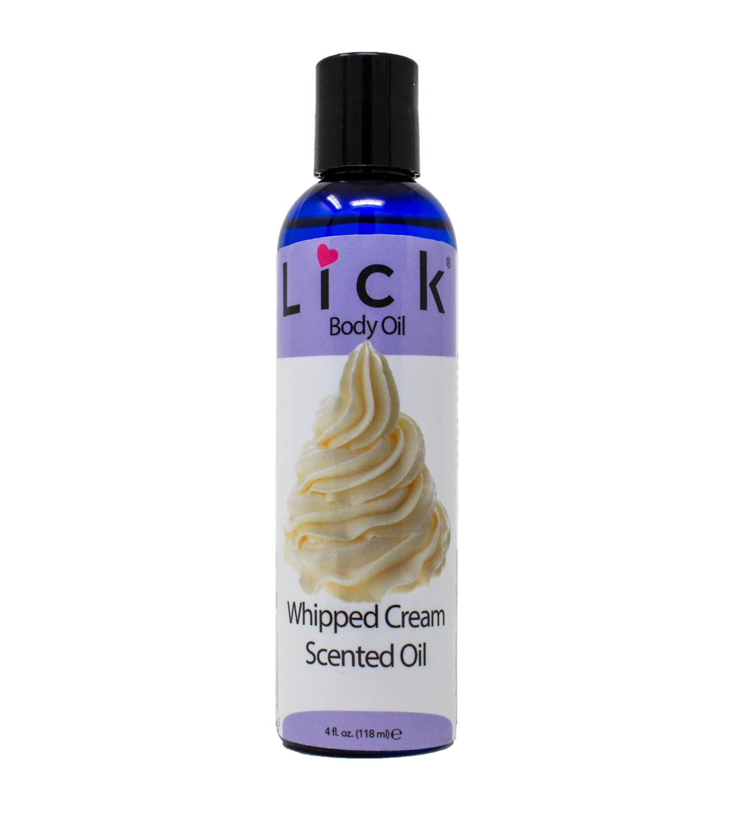 LICK Whipped Cream Scented Body Oil - Hydrating Vitamin E Infused Body Oil Gel for Women | Soothing Aromatherapy & Antioxidant Protection - Buy Online on GoSupps.com