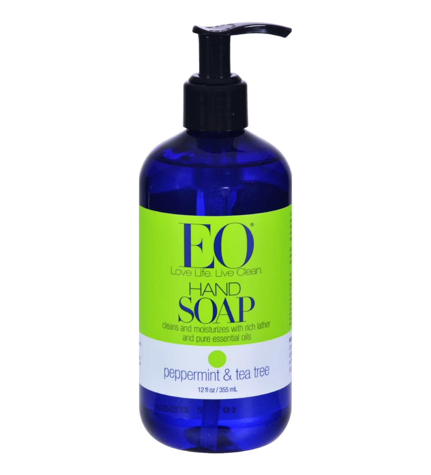 EO Products Lemon and Eucalyptus Hand Soap 12 Ounce - 6 per case.6