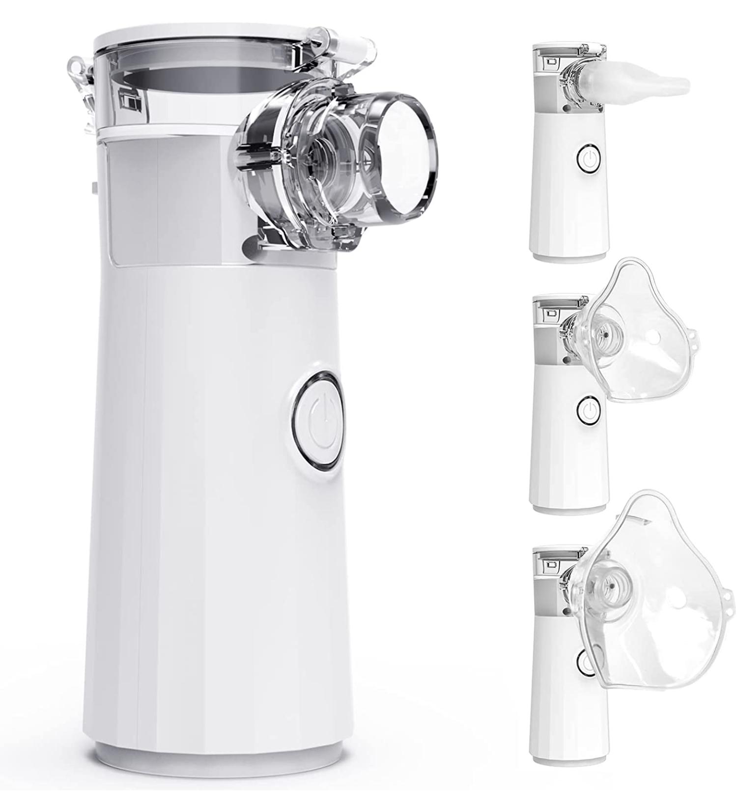 Mini Portable Handheld Nebulizer for Adults & Kids - Quiet Travel & Household Nebulizer Machine - Personal Ultrasonic Cool Mist Steam Inhaler - Buy Online on GoSupps.com