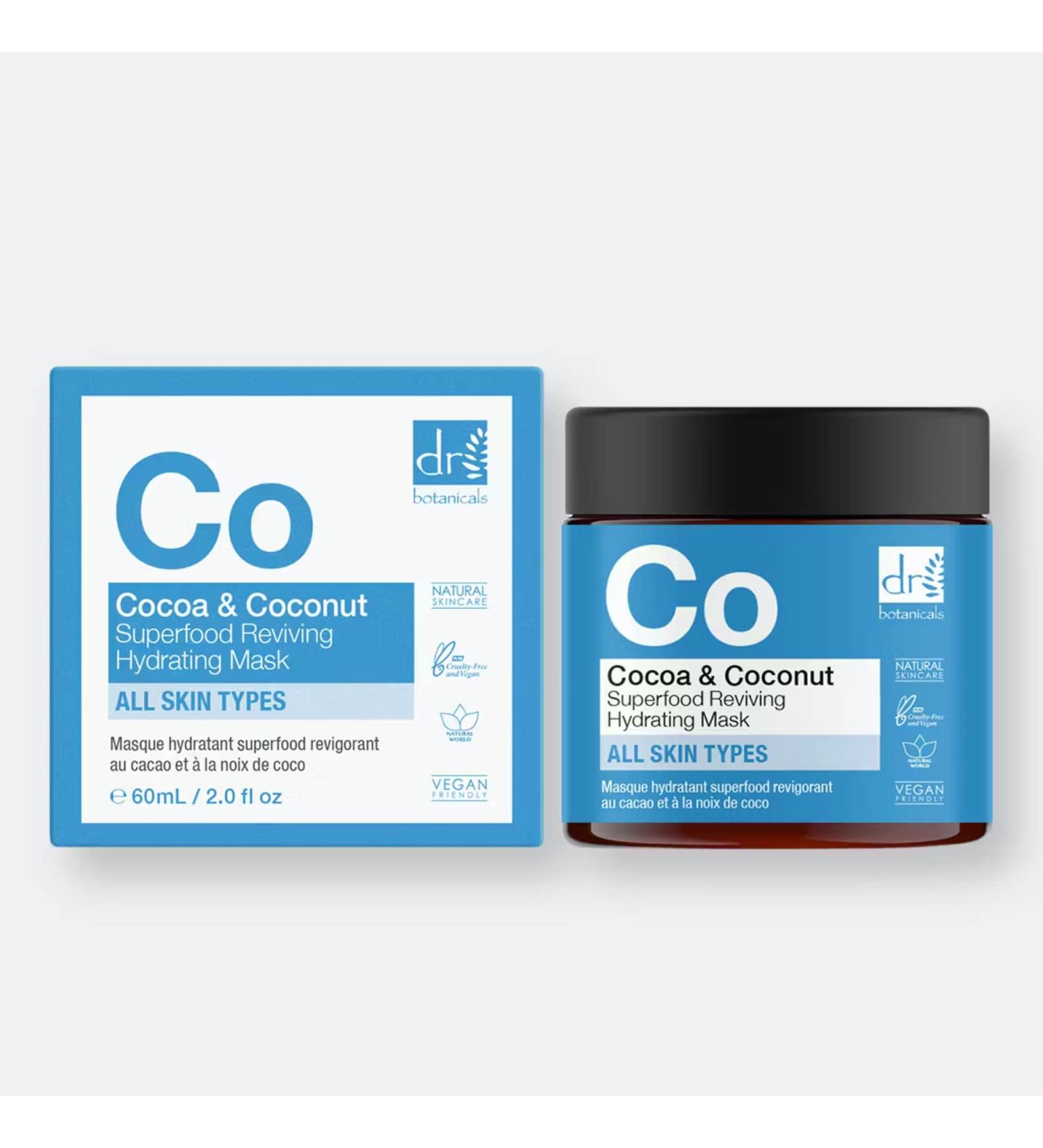 Dr Botanicals 60 ml Mask Cocoa & Coconut Superfood Reviving Hydrating - Buy Online on GoSupps.com