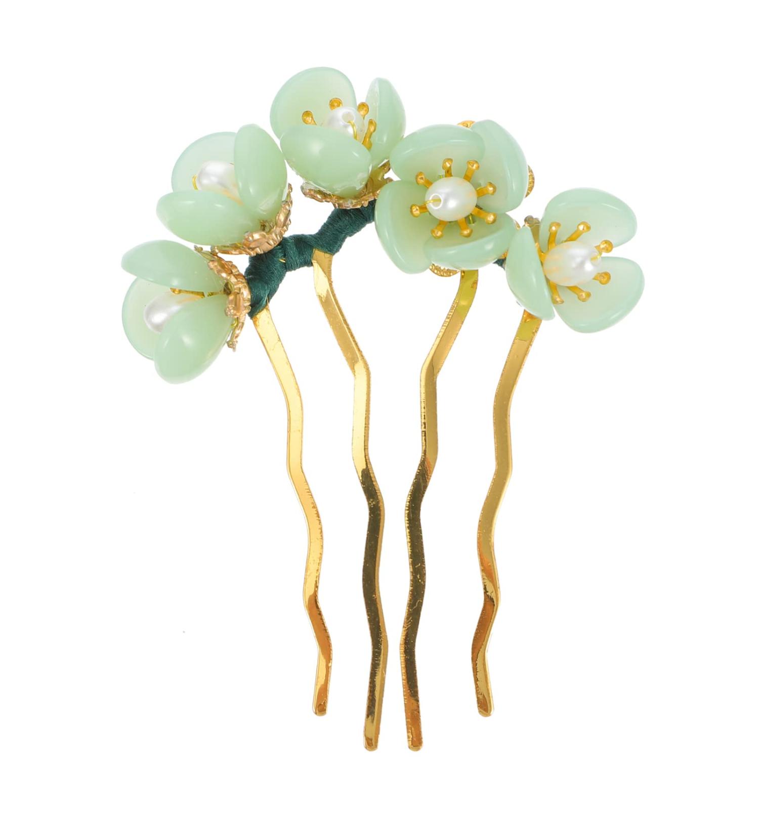 LALAFINA 1pc Hairpin Decor Tiara Hair Clip Retro Flower Hair Pin Hair Pins for Buns Updo Hair Accessories Ancient Flower Design Traditional Chinese Flower Hair Stick Hair Sticks - Buy Online on GoSupps.com