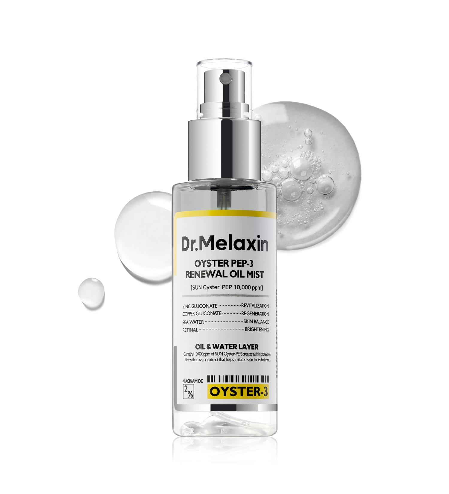 Oyster Pep3 Renewal Oil Mist 100ml - Hydrating Skincare for Glowing Skin | International Shipping Available - Buy Online on GoSupps.com