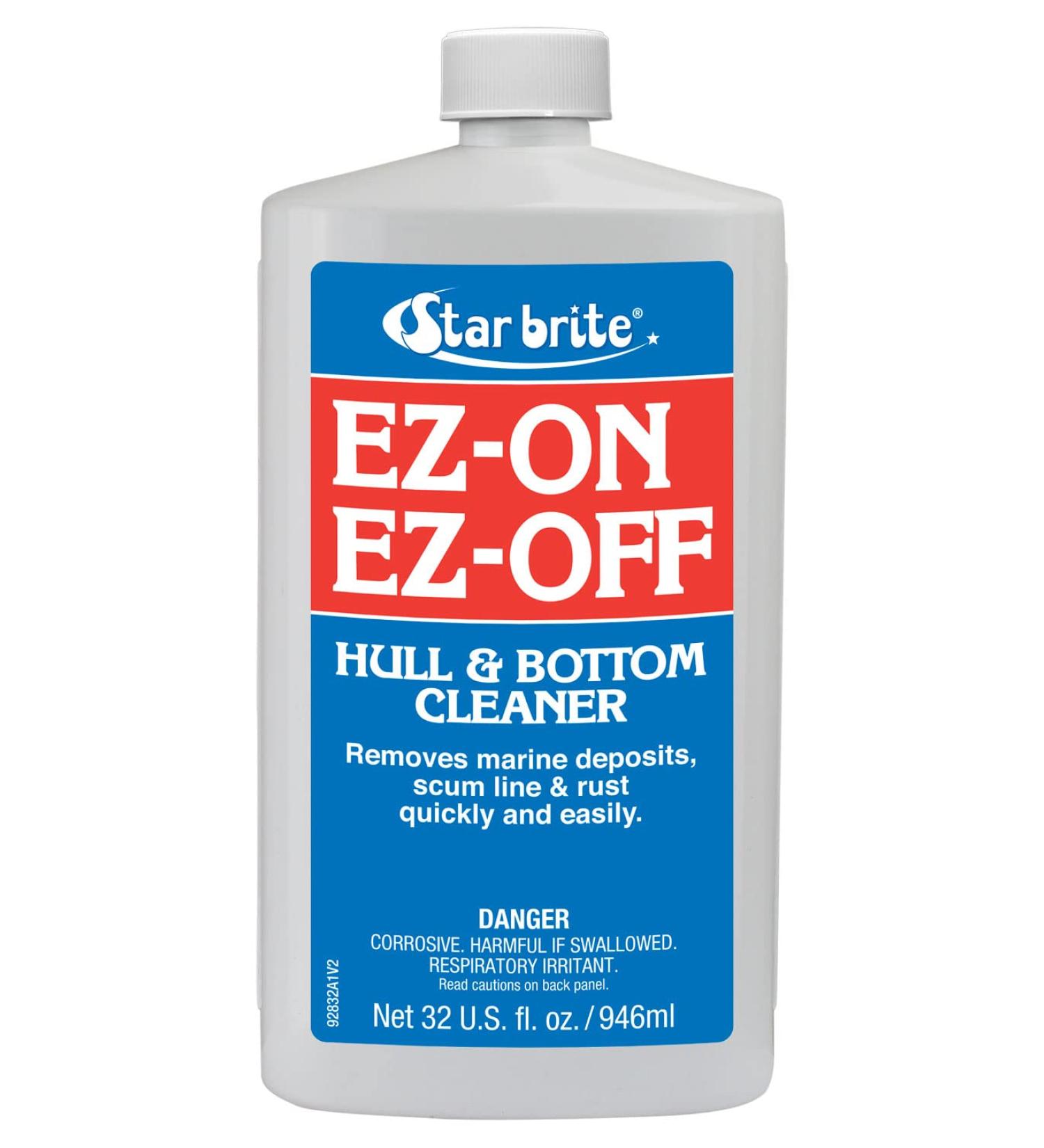 Star Brite EZ-ON EZ-Off Boat Hull & Bottom Cleaner 32oz - Remove Marine Deposits & Scum Line Easily - Buy Online on GoSupps.com