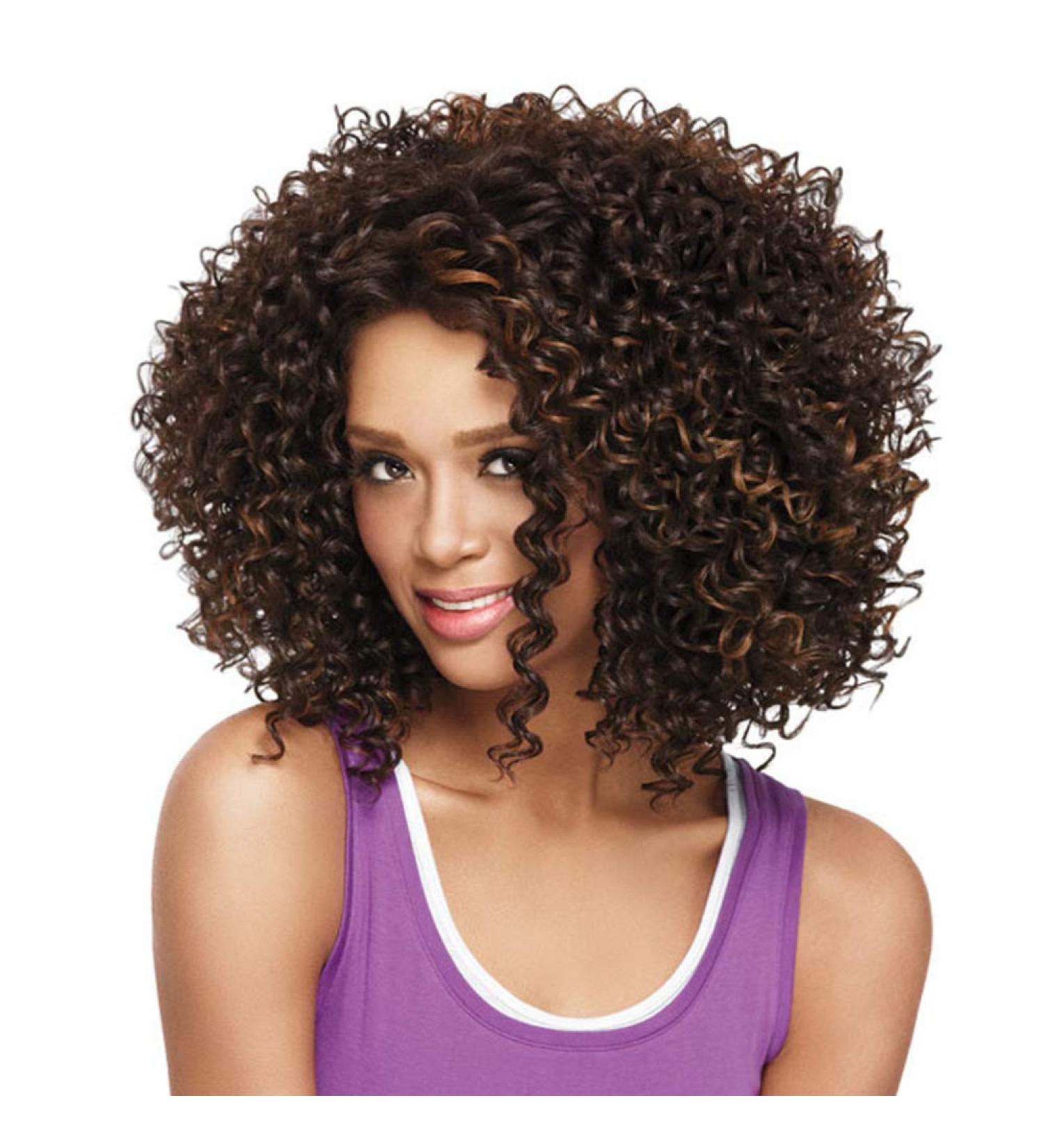 FOReverweihuajz Women's Synthetic Curly Afro Wig for Cosplay Costume | #2 - Shop Internationally - Buy Online on GoSupps.com