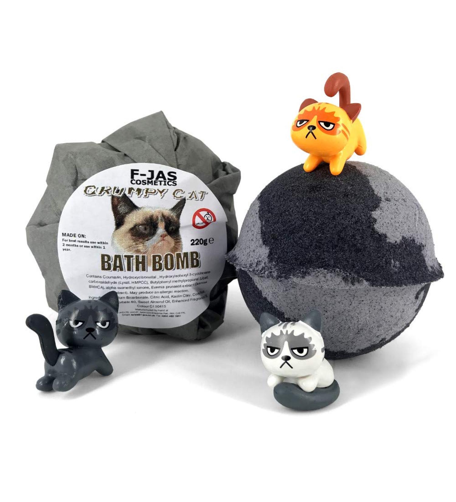Moody Moggy Surprise Toy Bath Bomb 220g - Buy Online on GoSupps.com