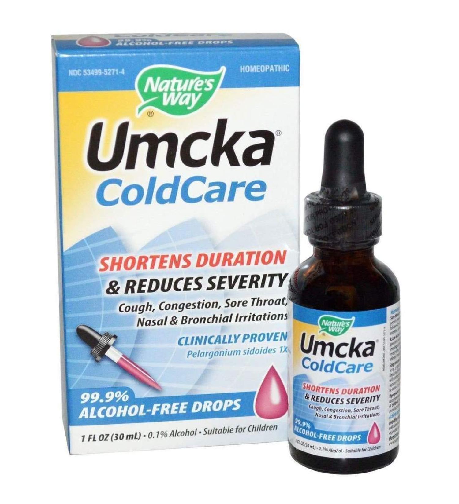 Natures Way Umcka Drops Alcohol Free - Natural Cold and Flu Relief - Buy Online on GoSupps.com