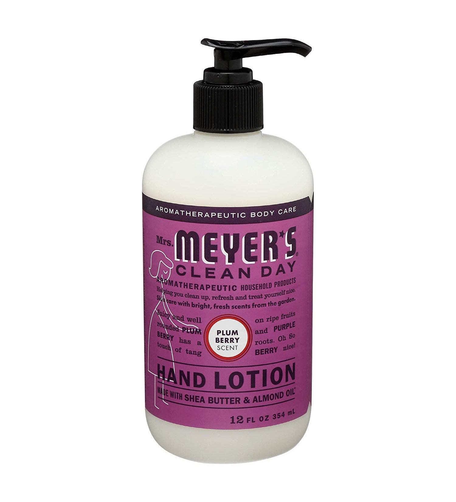 Mrs. Meyer's Plumberry Hand Lotion 12 oz - Nourishing Hand Care - Buy Online on GoSupps.com