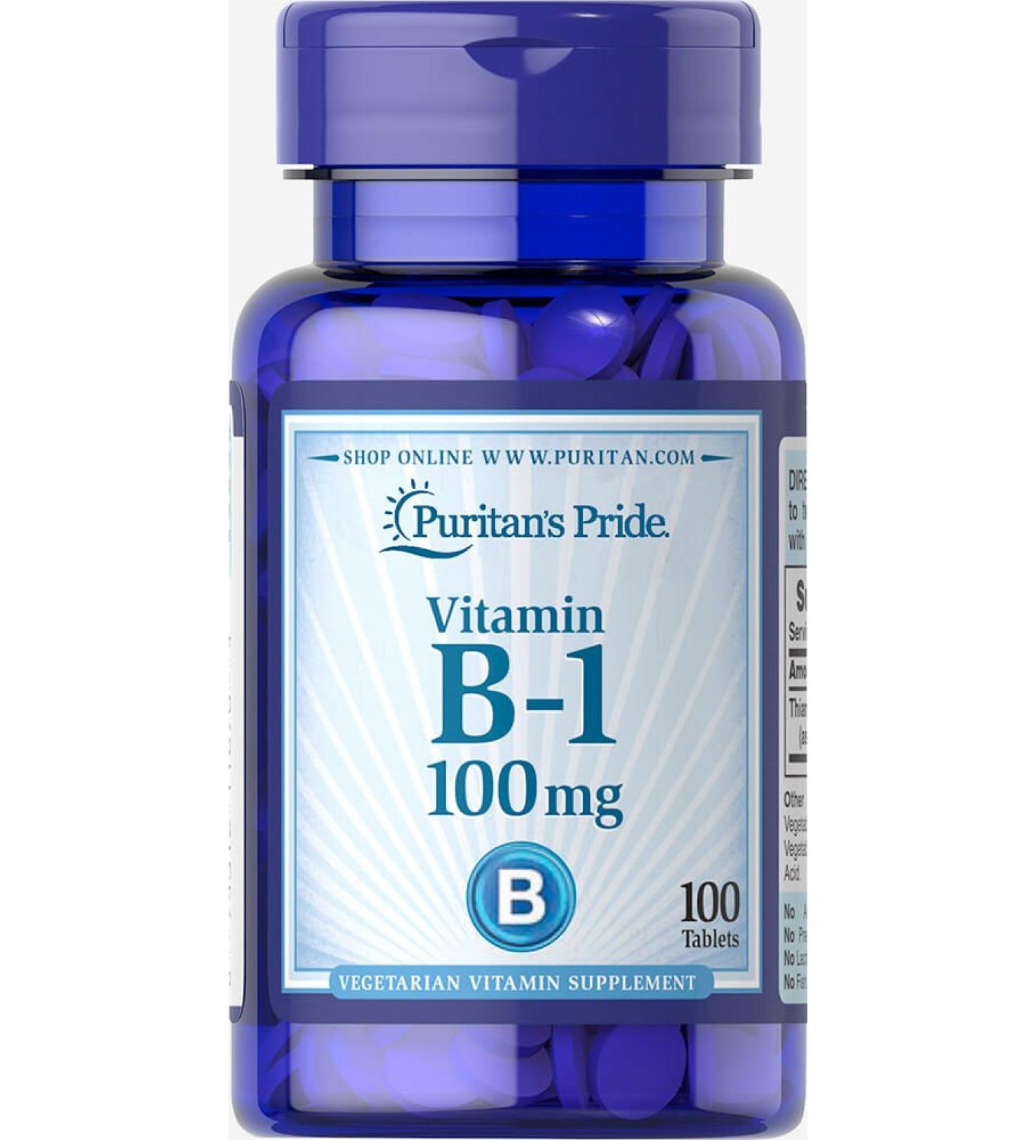 uritan's Pride Vitamin B-1 100 mg-100 Tablets