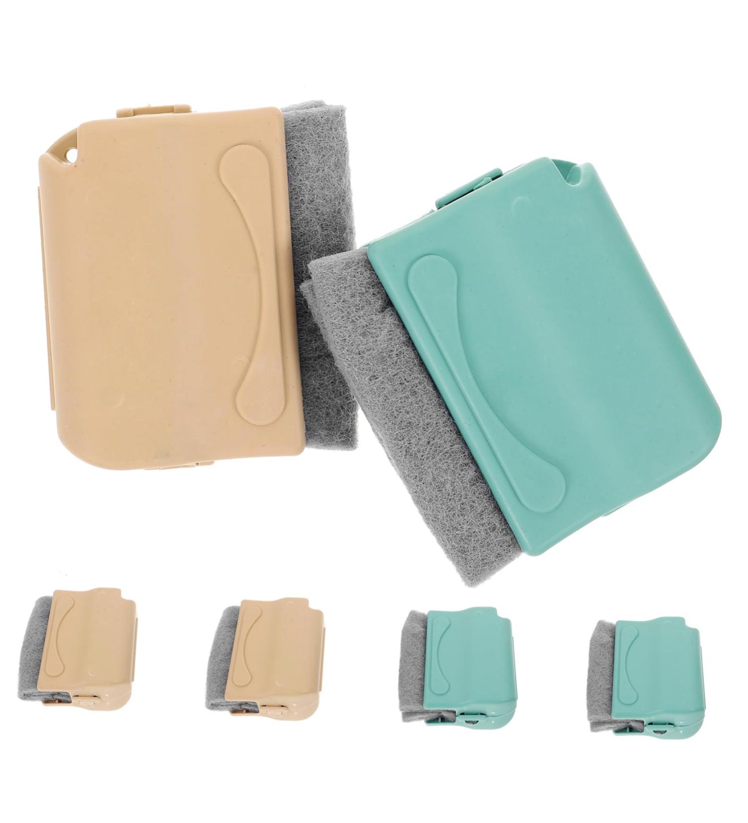 Solustre 18-Piece Window Slot & Groove Cleaning Brush Set - Corner Tools & Rubber Sponge for Effective Window & Clasp Cleaning - Buy Online on GoSupps.com