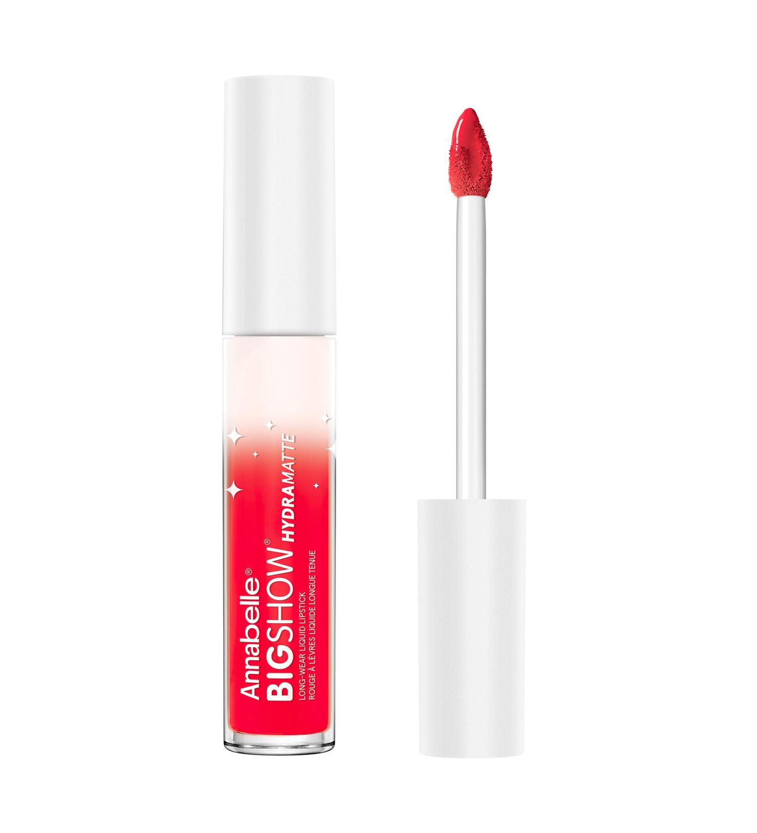 Annabelle Bigshow Hydramatte Liquid Lipstick 08 Love Matte High Coverage with Hydrating Coconut Oil Vitamins C & E Long-Lasting Waterproof Cruelty-Free Vegan Paraben-Free 3.8 mL 08 Love 3.8 ml (Pack of 1) - Buy Online on GoSupps.com