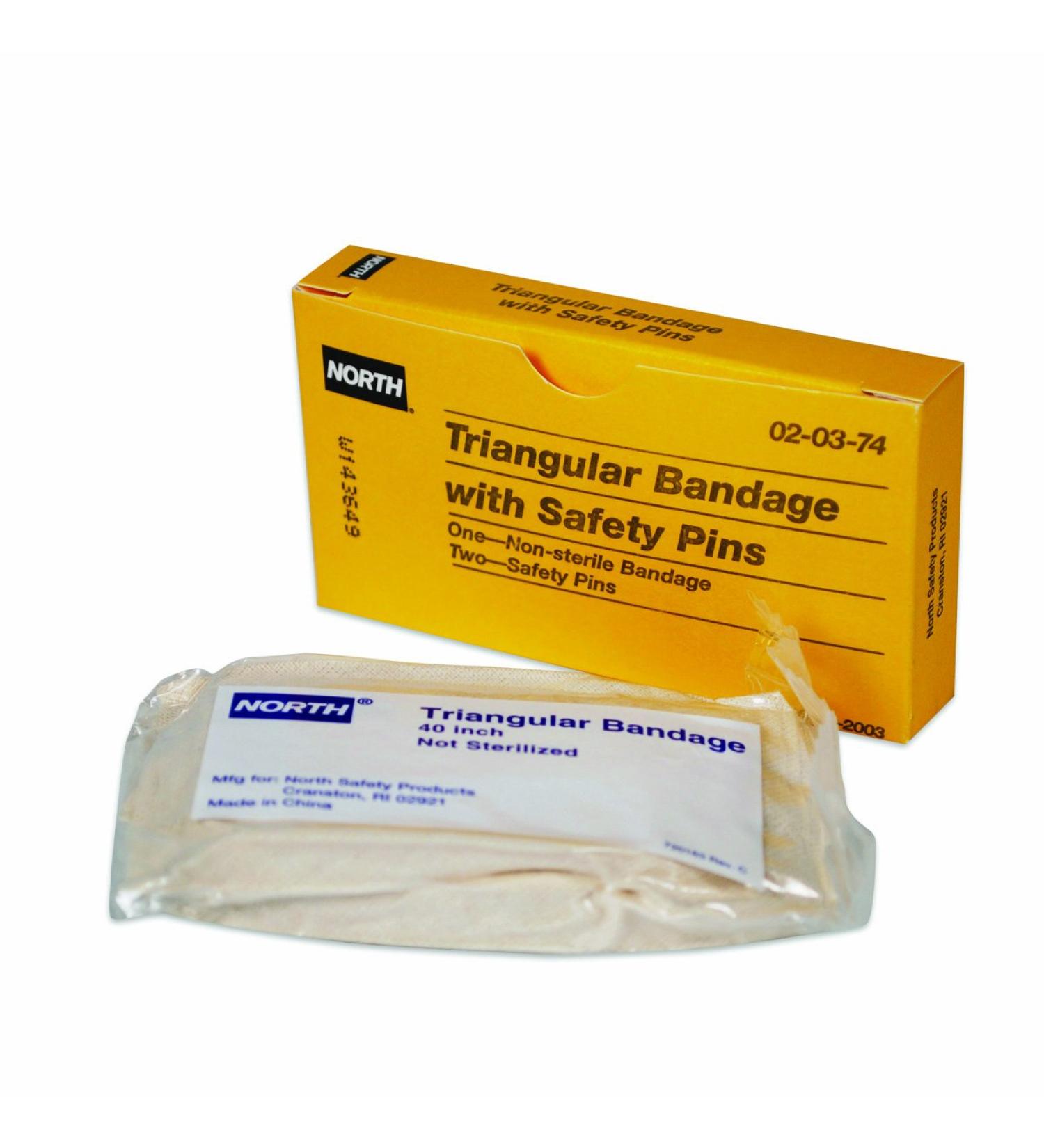 North by Honeywell 020374 Triangular Bandage  Non-Sterile  Unbleached  1 per unit