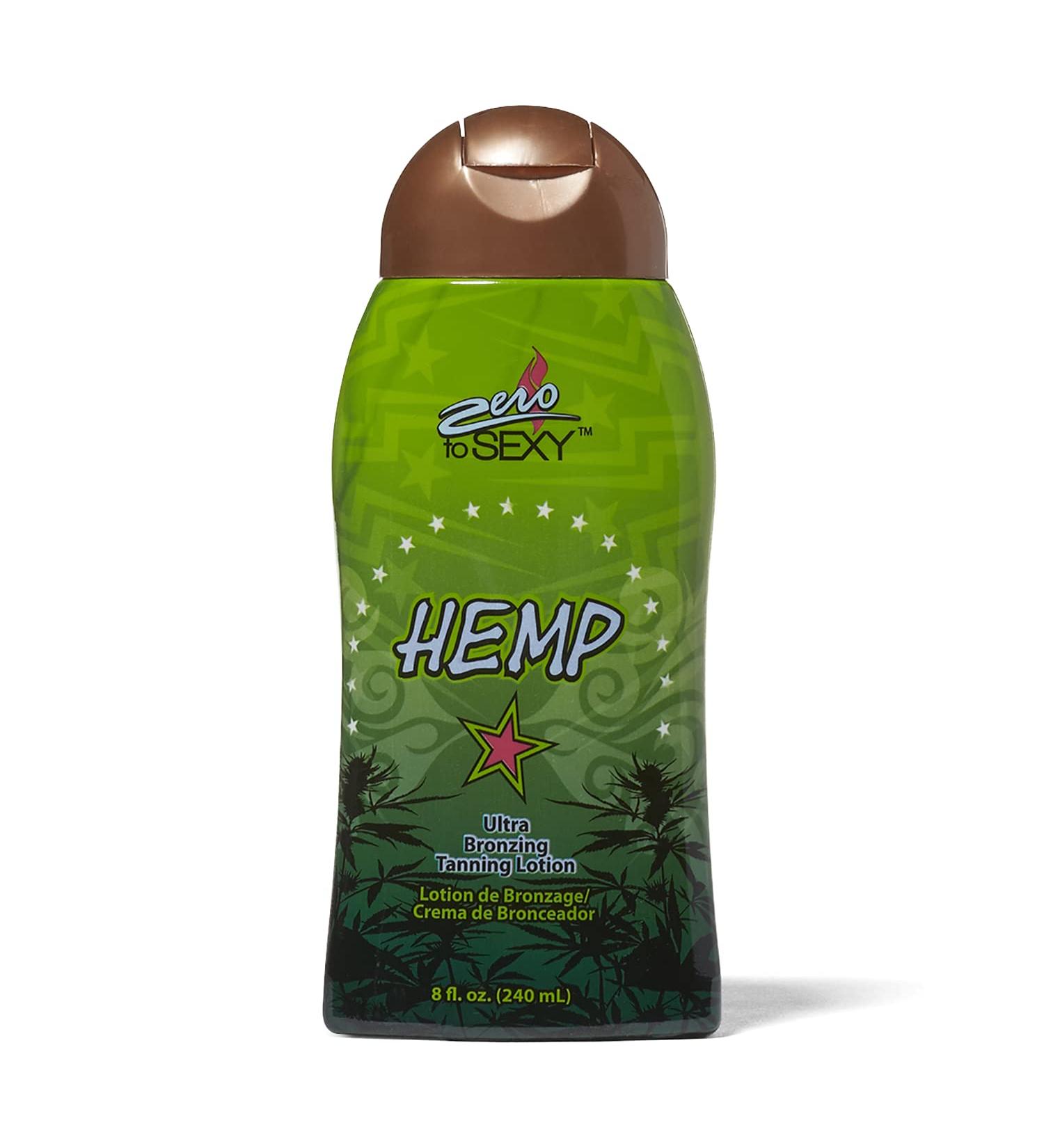 Zero to Sexy Hemp Ultra Bronzing Tanning Lotion