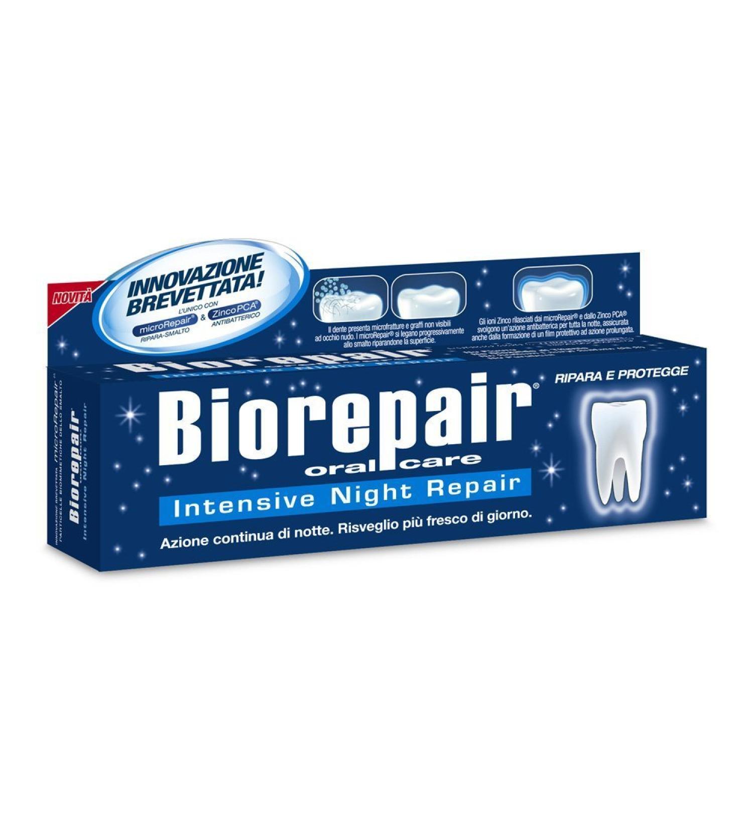 Buy Biorepair Intensive Toothpaste Night 75ml - Advanced Oral Care Treatment for Healthy Teeth & Gums | International Shipping Available - Buy Online on GoSupps.com