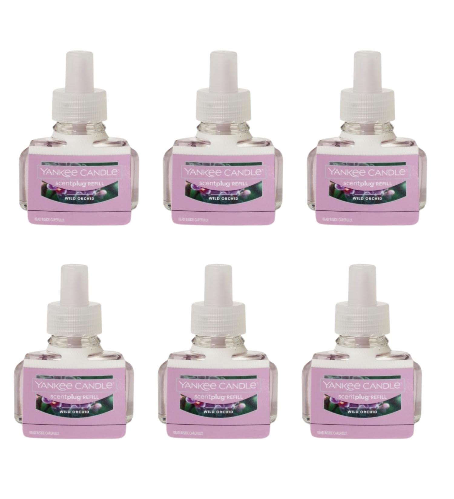 Yankee Candle Scent Plug Refill Wild Orchid (Pack of 6) Wild Orchid 1 Count (Pack of 6)