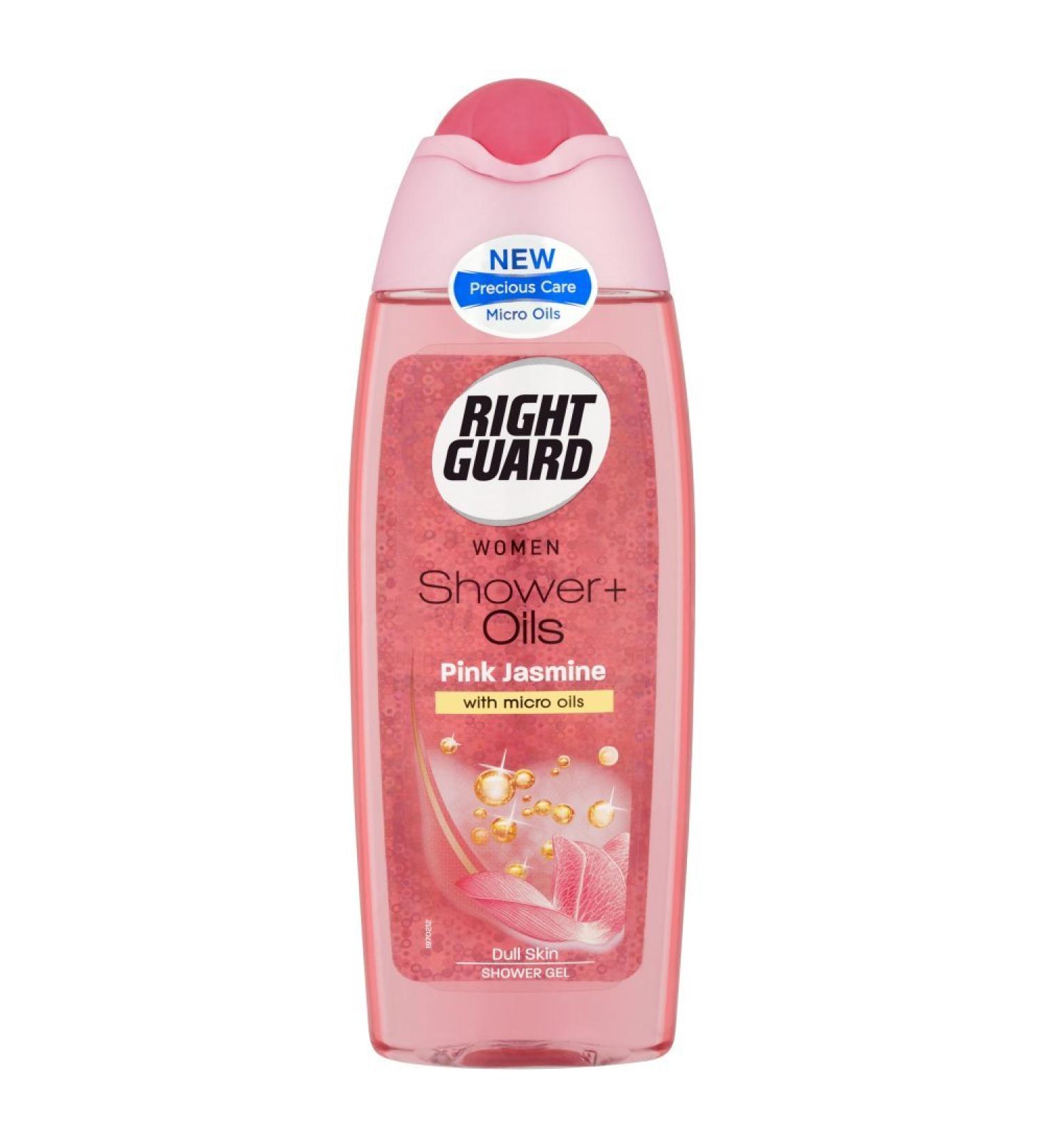 Right Guard Women+ Oils Pink Jasmine Shower Gel