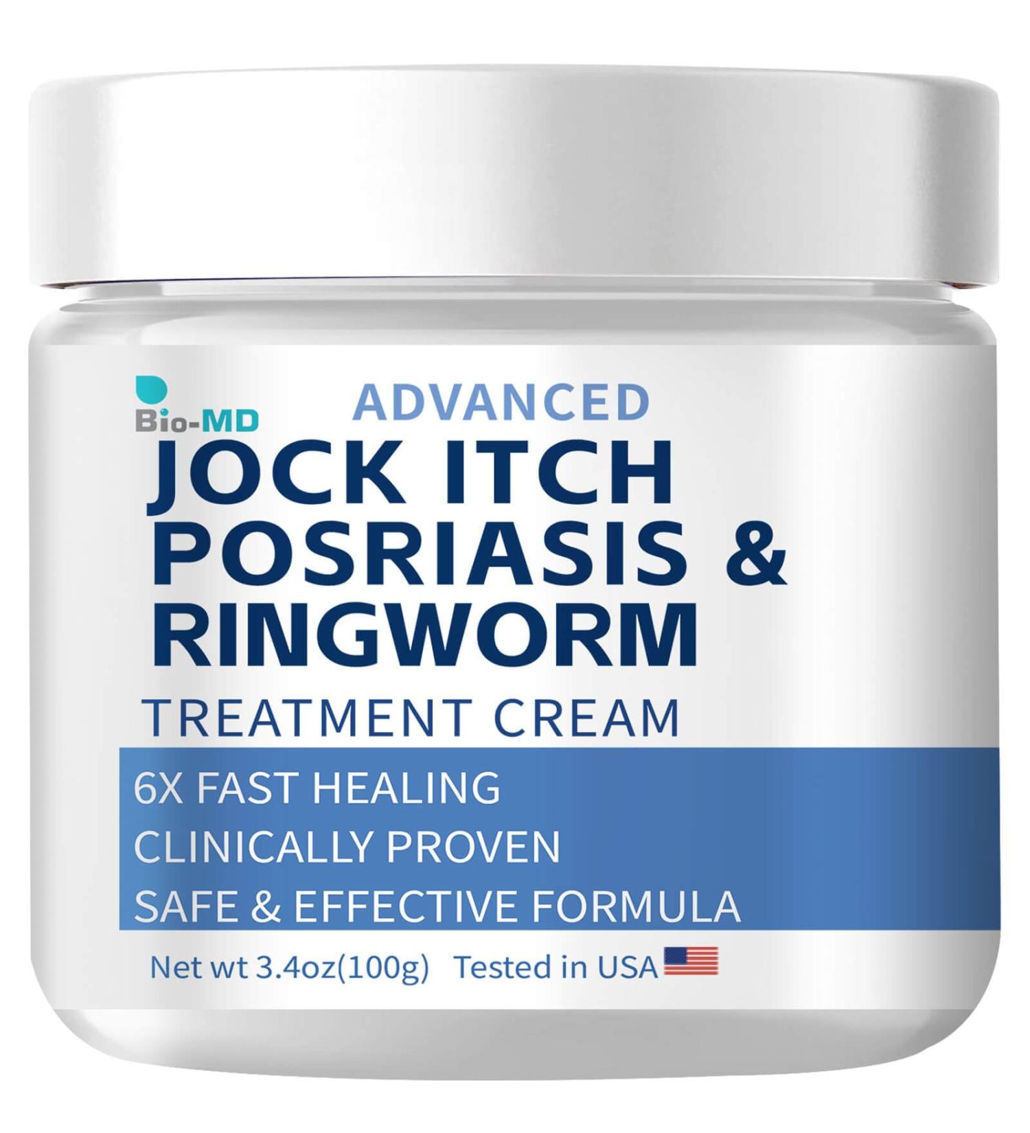 Jock Itch Cream Extra Strength | Fast Relief for Men & Women | Psoriasis & Ringworm Treatment - Buy Online on GoSupps.com