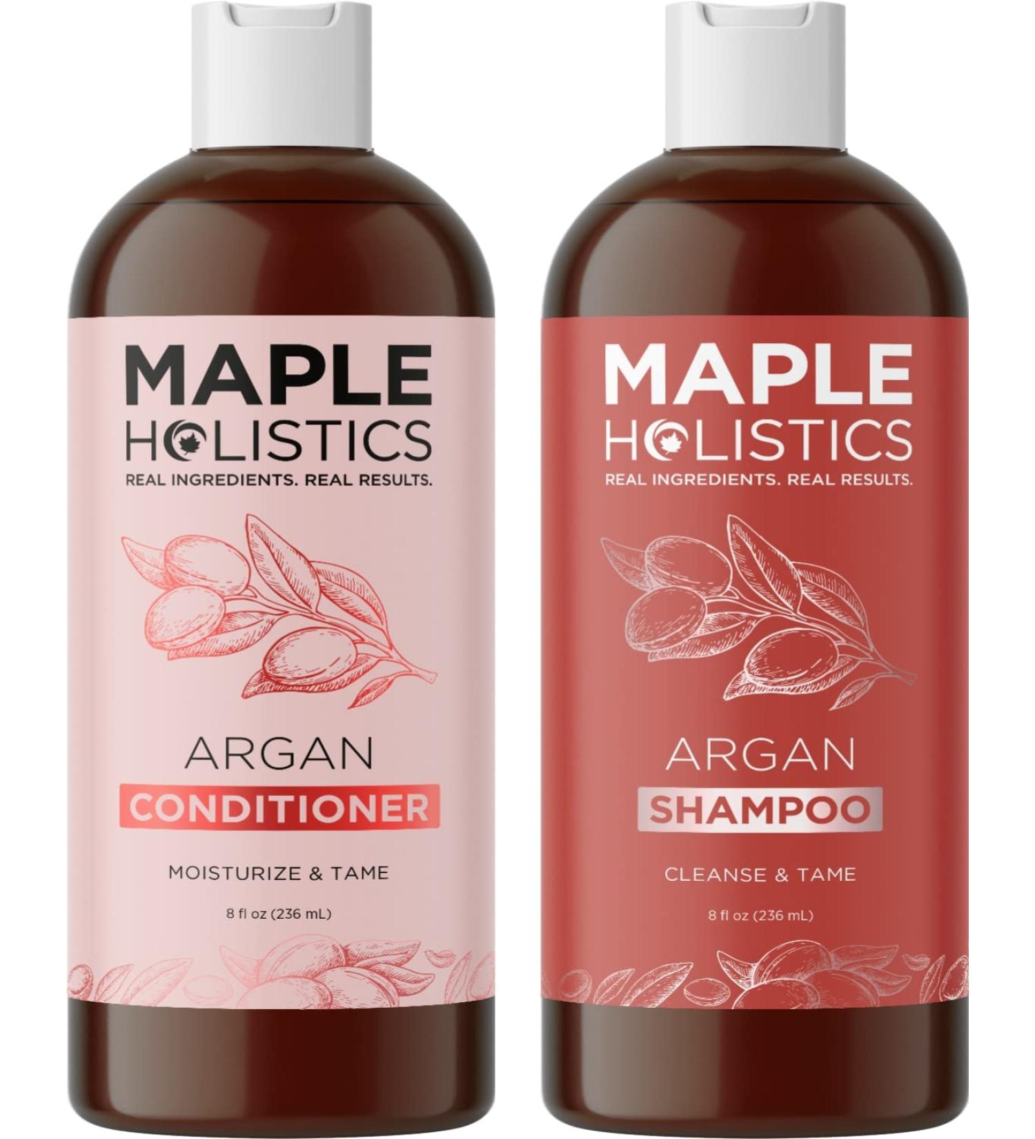 Argan Oil of Morocco Shampoo and Conditioner Set - Sulfate-Free for Color Treated Hair - Volumizing & Hydrating Formula for Men and Women - 2 Piece Set - Buy Online on GoSupps.com