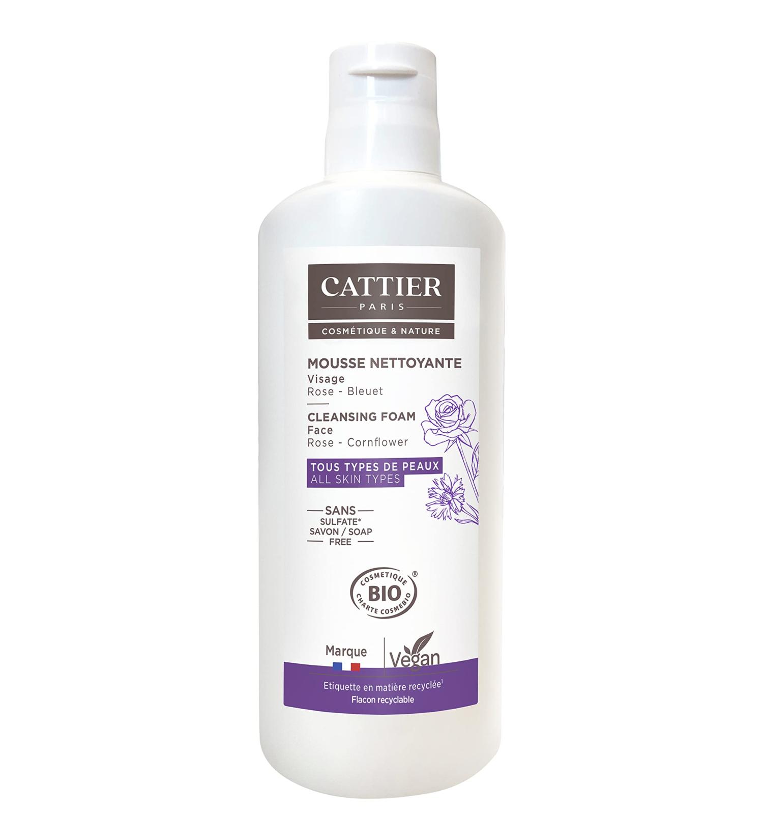 Cattier mousse nettoyante nuage celeste visage 150ML 1 unit (Lot de 1)