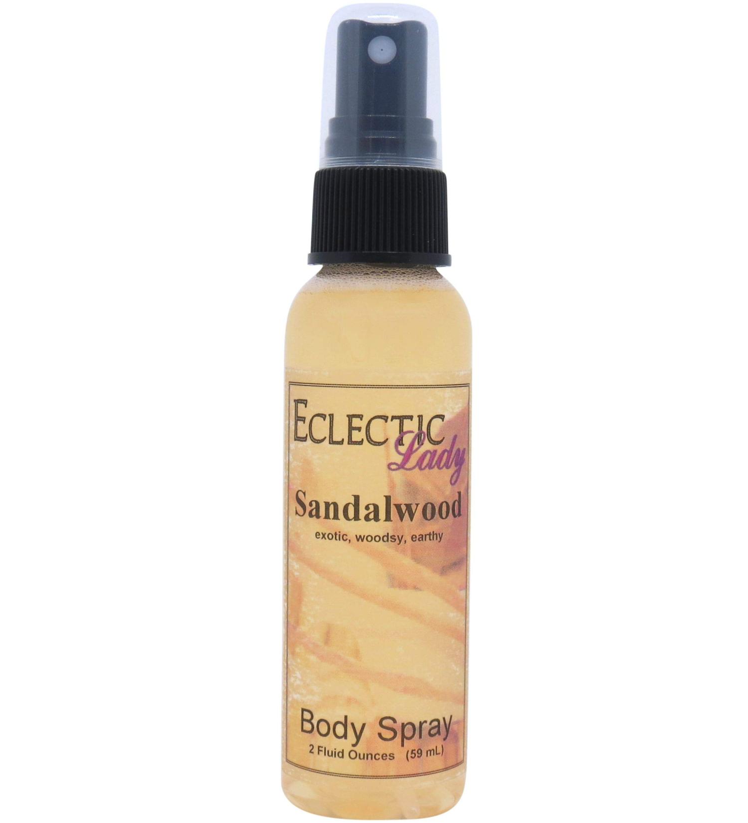 Sandalwood Body Spray Body Mist for Women with Clean Light & Gentle Fragrance Long Lasting Perfume with Comforting Scent for Men & Women Cologne with Soft Subtle Aroma For Daily Use Regular Strength 2 Fluid Ounces - Buy Online on GoSupps.com