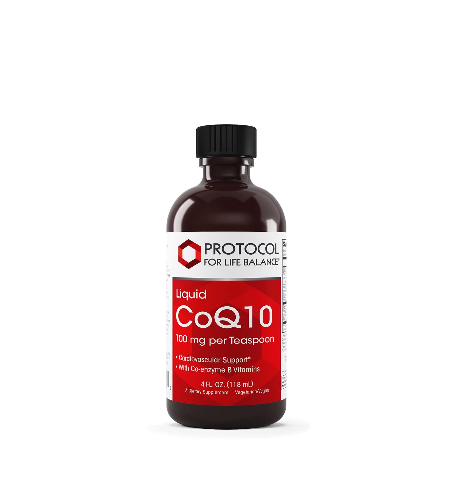 Buy Protocol Liquid CoQ10 for Heart Health Antioxidants Nutritional Supplement with Vitamin B6 & B12 NAD & D-Ribose for Energy 4 fl oz - International Shipping Available - Buy Online on GoSupps.com