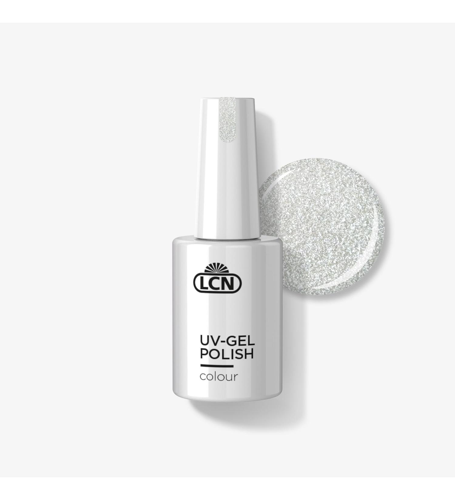  LCN LCN Silver Disco UV Nail Polish Full Coverage and Long Lasting Gentle Dissolving Vegan Cruelty Free & HEMA Free 10ml - Buy Online on GoSupps.com