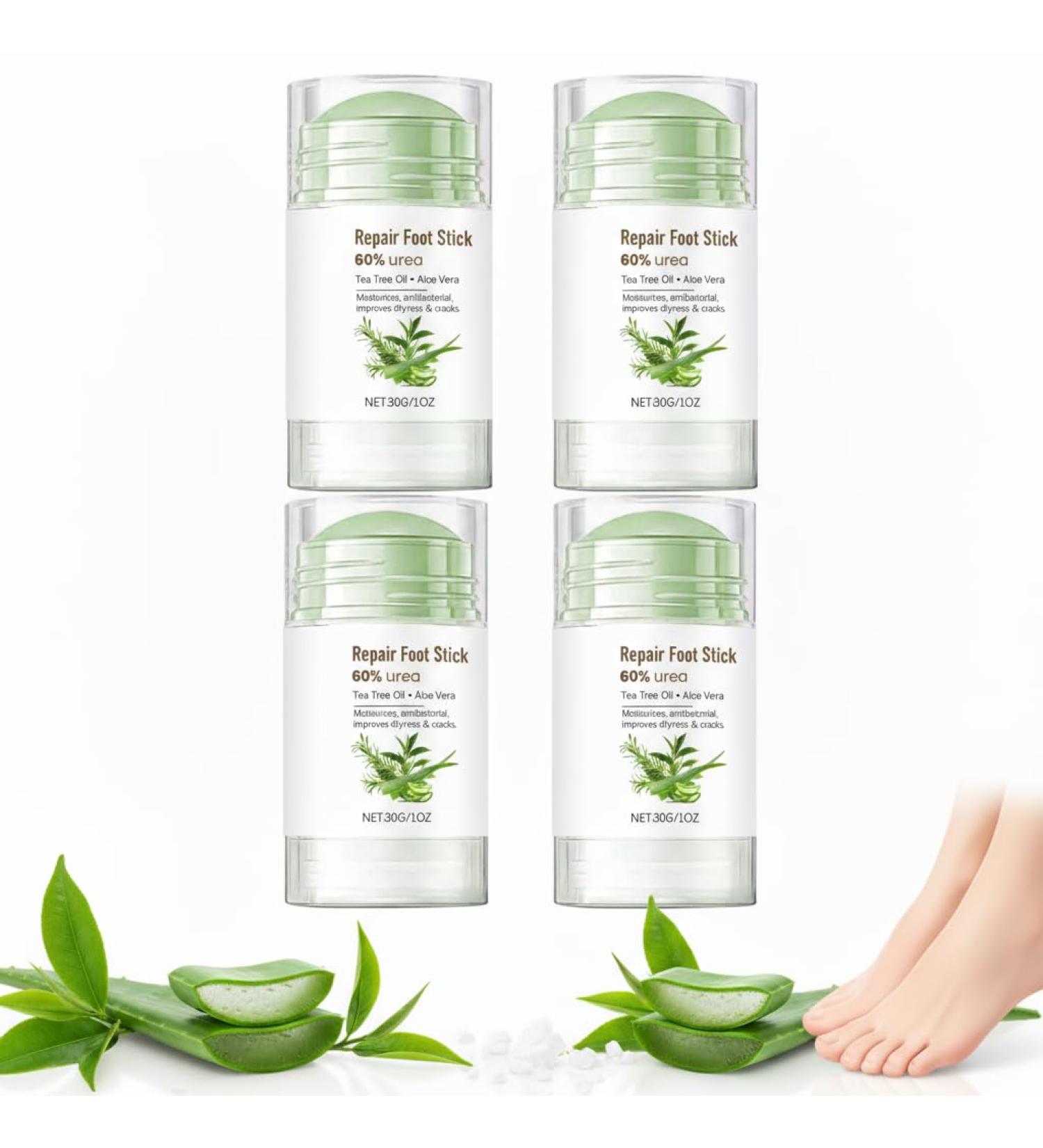  HNYXEQJL Pack of 4 creams with 60% urea - Deeply moisturizing and fast-absorbing - Gentle exfoliant for dry and cracked heels - Softens calluses with shea butter - Buy Online on GoSupps.com