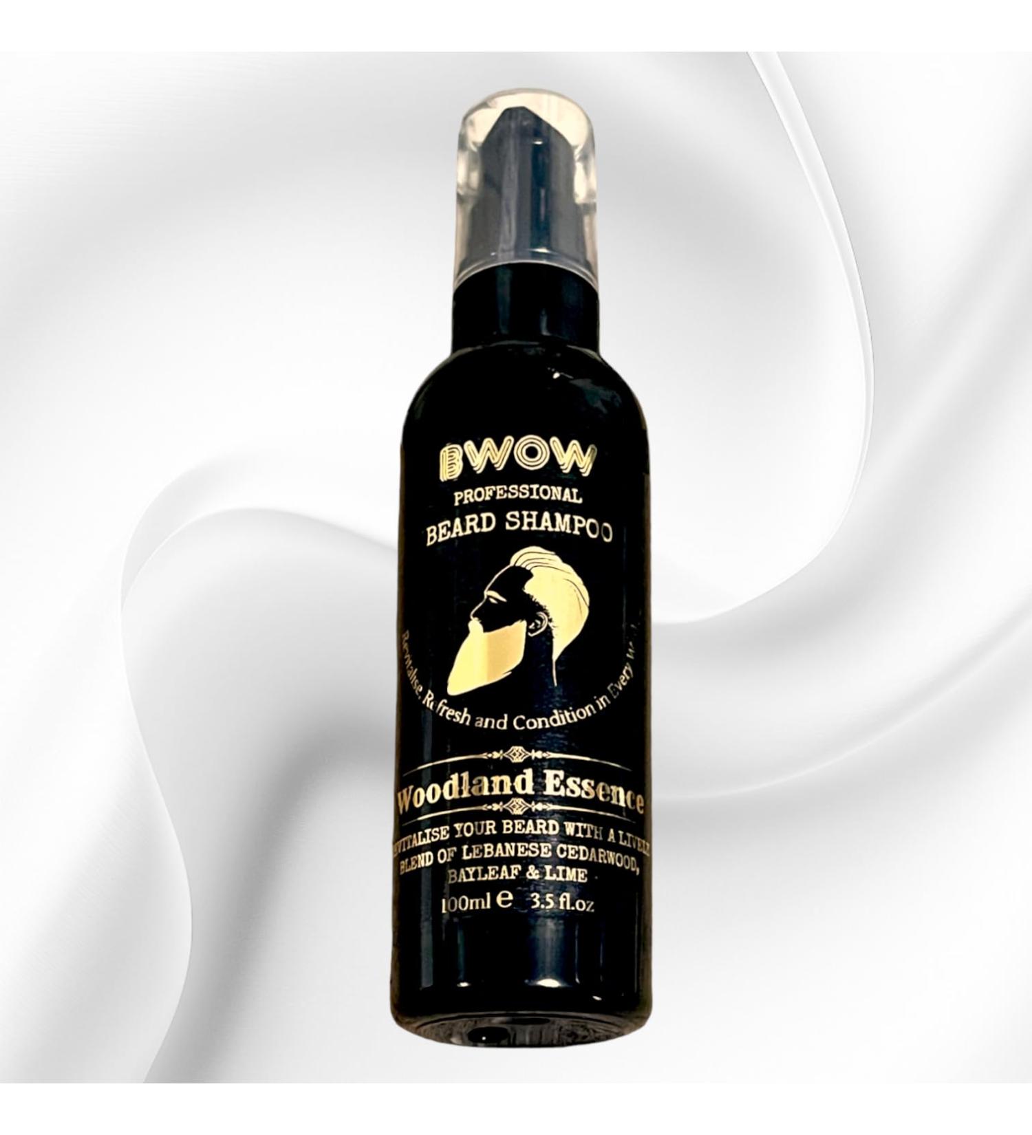 BWOW Professional Beard Shampoo for Men - Refreshing Cleanse and Condition Revitalising with Lebanese Cedarwood Bay Leaf & Lime - Vegan Woodland Essence 100ml Revitalise 100 ml (Pack of 1) - Buy Online on GoSupps.com