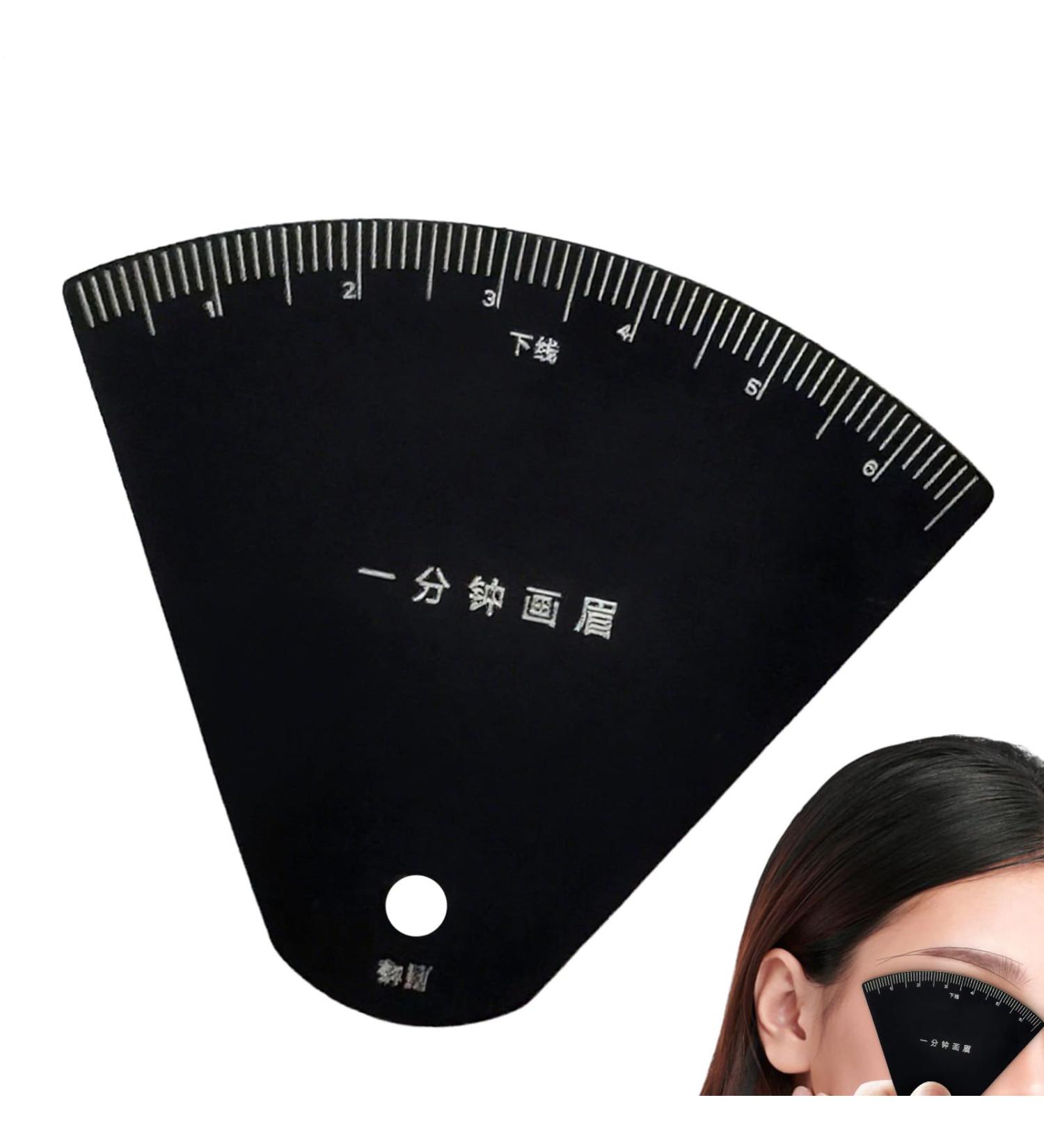 R gle de Mesure Sourcils | Guide de Modelage Sourcils | Gabarit de Maquillage et Forme pour Domicile pour Femmes | Stencil de Maquillage pour D butantes a Domicile - Buy Online on GoSupps.com