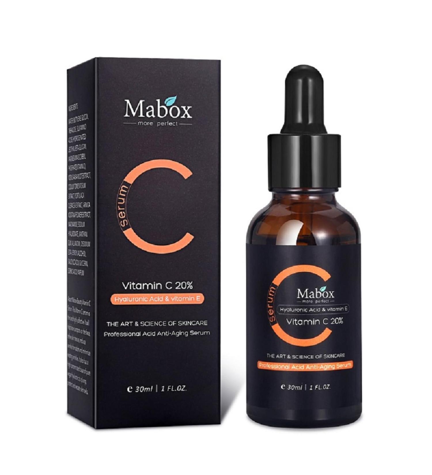 20% Vitamin C Face Serum With Hyaluronic Acid and Vitamin E- Facial Serum - Fade Dark Spots Acne & Wrinkles Smoothing Skin Serum for Face and Eye (1 fl.oz) - Buy Online on GoSupps.com