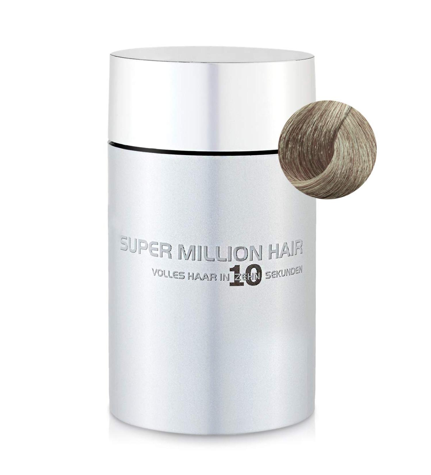 Super Million Hair Fibers - High-Quality Ash-Blond Hair Thickening - 25g for Fuller Look - Buy Online on GoSupps.com