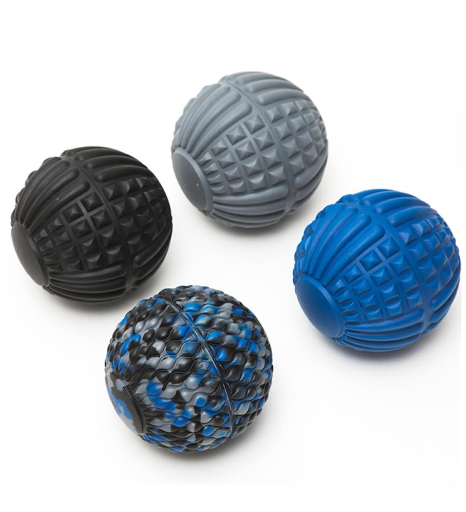 Lurrose Foot Massage Ball & Rod | Vibration Massage Tool for Plantar Fascia & Mobility | Fitness & Yoga Accessory - Black - Buy Online on GoSupps.com