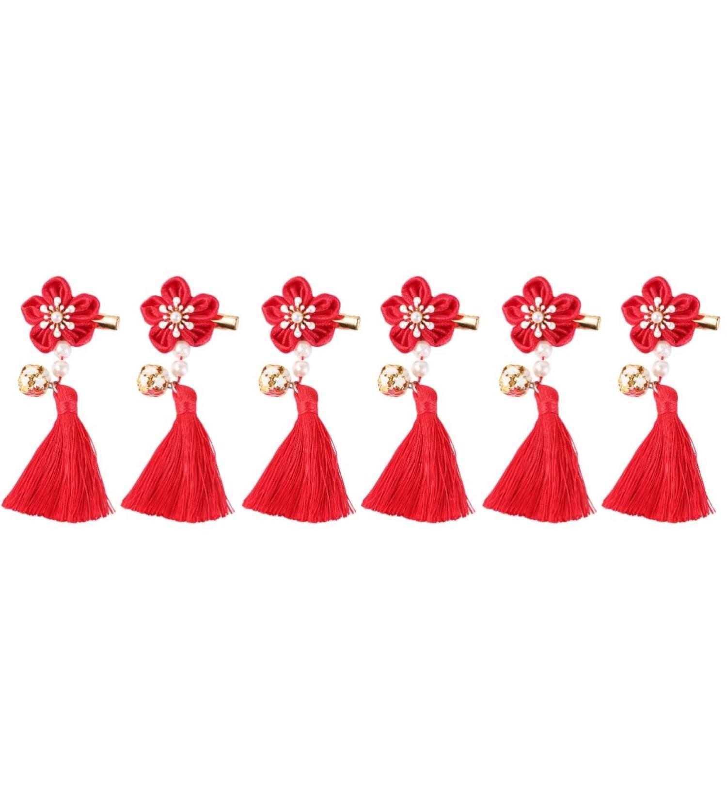 ABOOFAN 3 Pairs Bows Hair Clips Hair Clips for Bows Kids Barrettes for Hair Chinese New Year Hair Clips New Year Bobby Pin Girl Barrettes Clip Chinese Style Hairpin Candy Bag Child Tassel - Buy Online on GoSupps.com