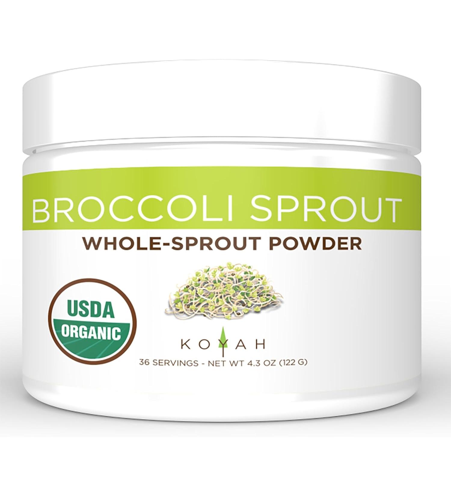 KOYAH Broccoli Sprout Powder - 4.3 Oz. - Buy Online on GoSupps.com