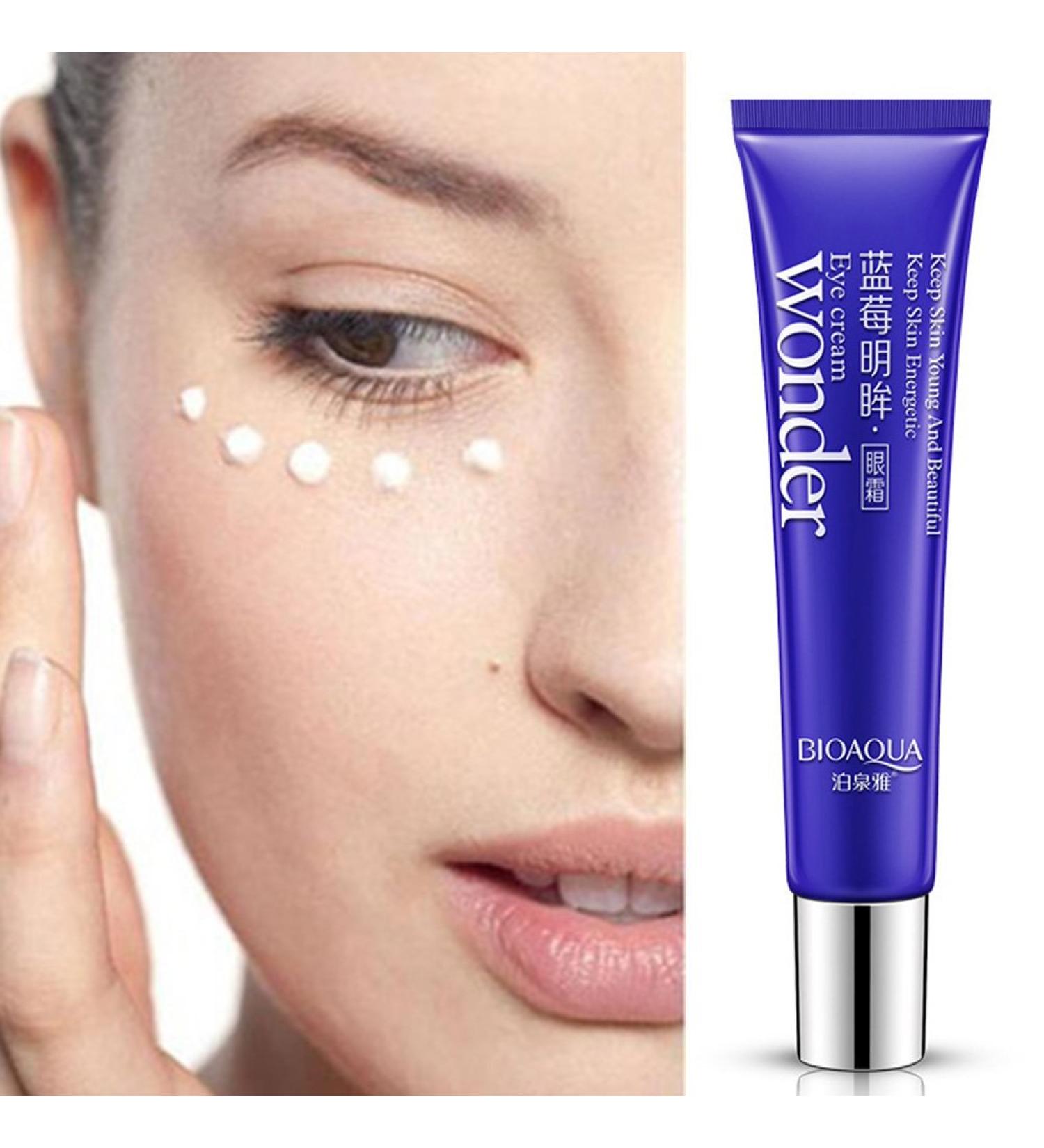 BIOAQUA Blueberry Eye Cream - Anti-Wrinkle Anti-Aging Dark Circle Remover & Firming Moisturizer for Radiant Eyes | International Shipping Available - Buy Online on GoSupps.com