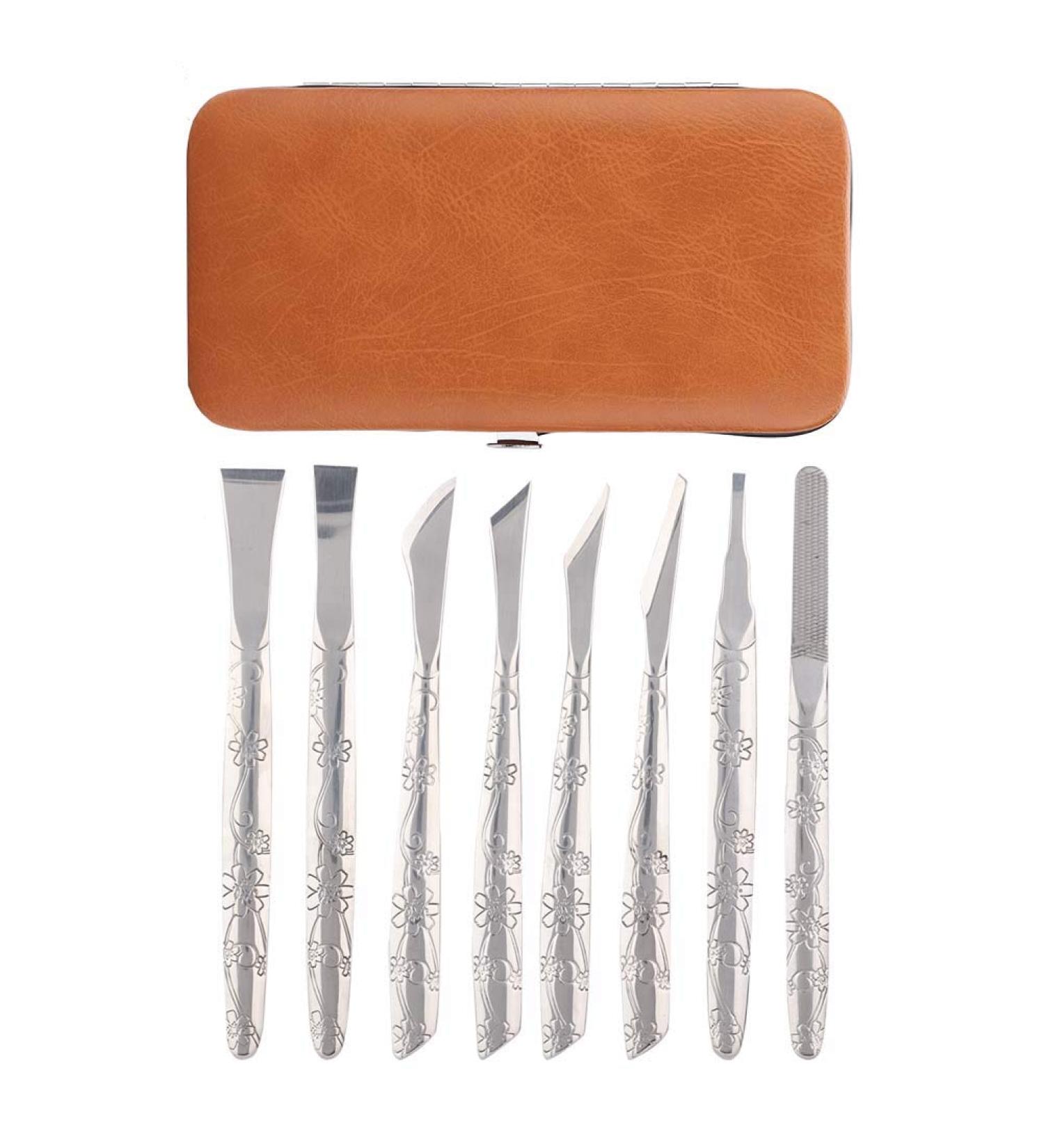 Ergonomic PU Leather Foot Scraper & Callus Shaver - Rust-Free for Dead Skin - Buy Online on GoSupps.com