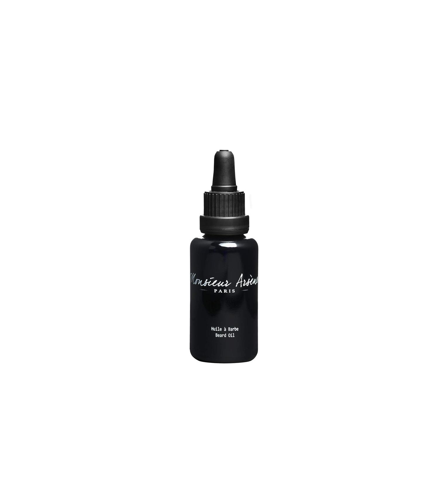 MONSIEUR ARSÈNE - Beard Oil - Synergy of 10 Organic Vegetable Oils - Moisturizes, Nourishes, Protects Beard and Skin - Handmade in France - Vegan - Cruelty Free - Pipette Bottle 30ml