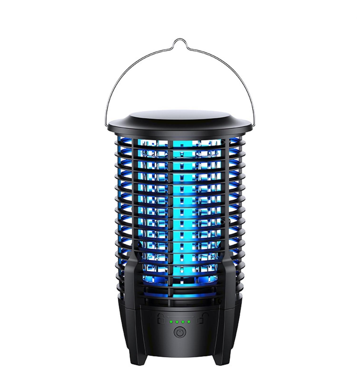 Bug Zapper Outdoor Waterproof Electric Mosquito Lamp Rechargeable Electric Mosquito Lamp Mosquito Killer Fly Trap Fly Catcher Mosquito Killer ABS Plastic Housing - Buy Online on GoSupps.com