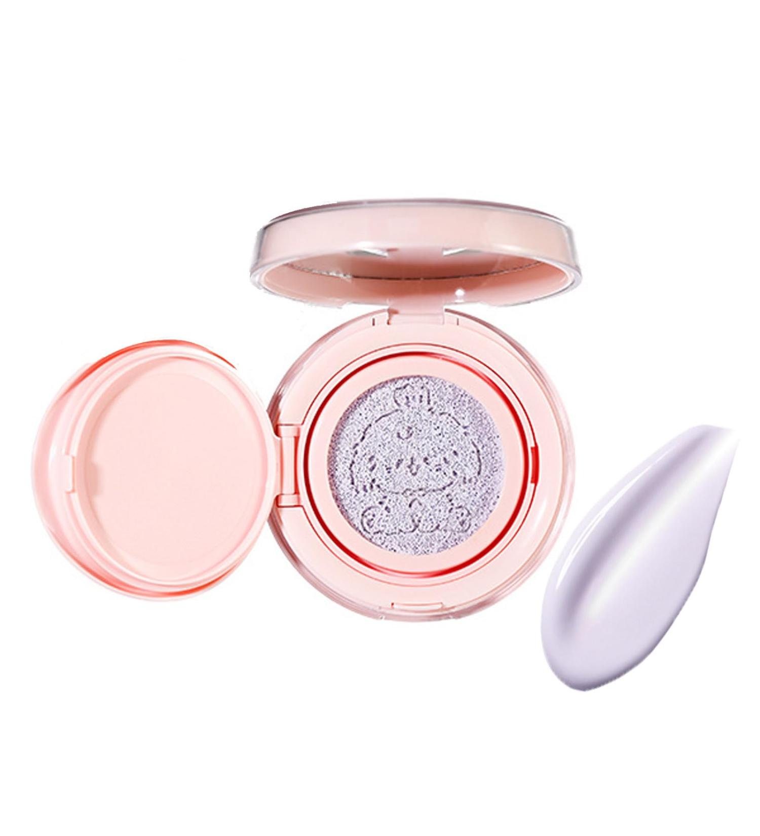 Color Corrector Primer Air Cushion Tinted Purple Tinted Tint Tint Tint Toning Cream Facial Makeup Lightening Primer Concealer to Neutralize Tones - Buy Online on GoSupps.com